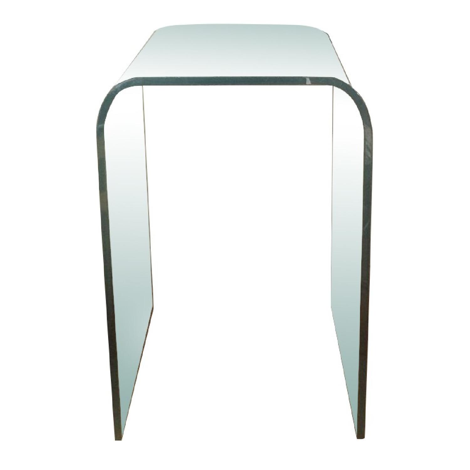 Storehouse Furniture Retro Glass Coffee Table + Matching Side Tables - image-8
