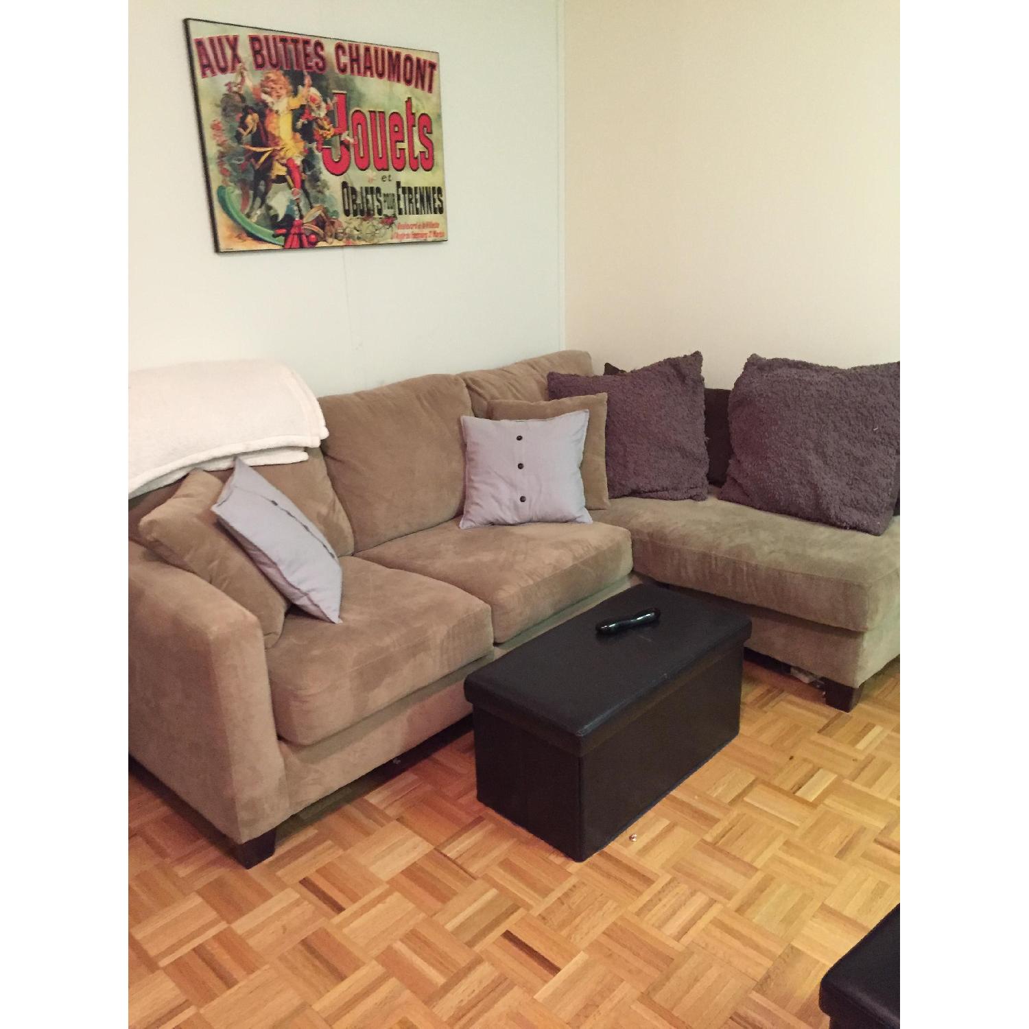 JCP Home Studio Sofa w/ Chaise - image-1