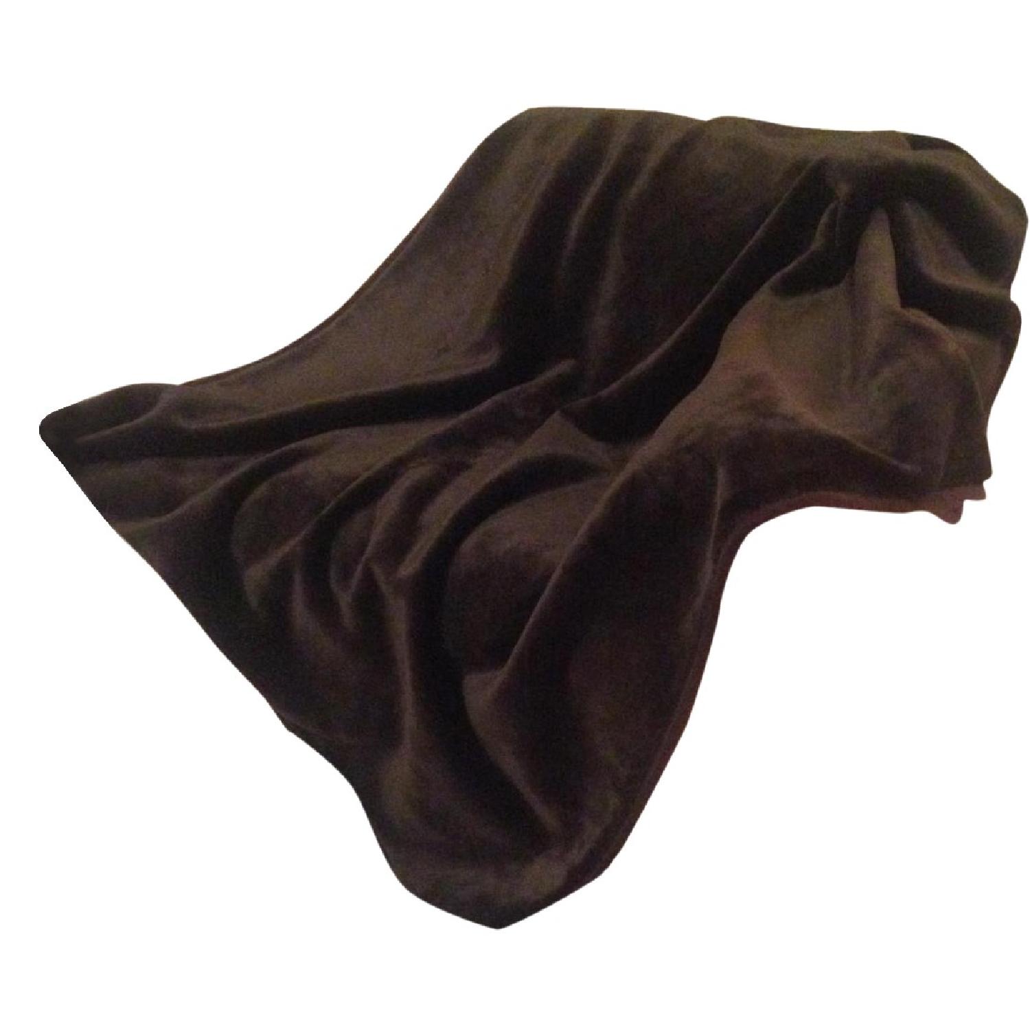 Pottery Barn Faux Fur Throw AptDeco