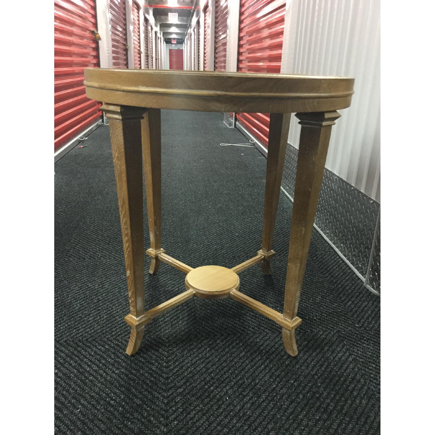 Round Mirrored Top Tables - Pair - image-4