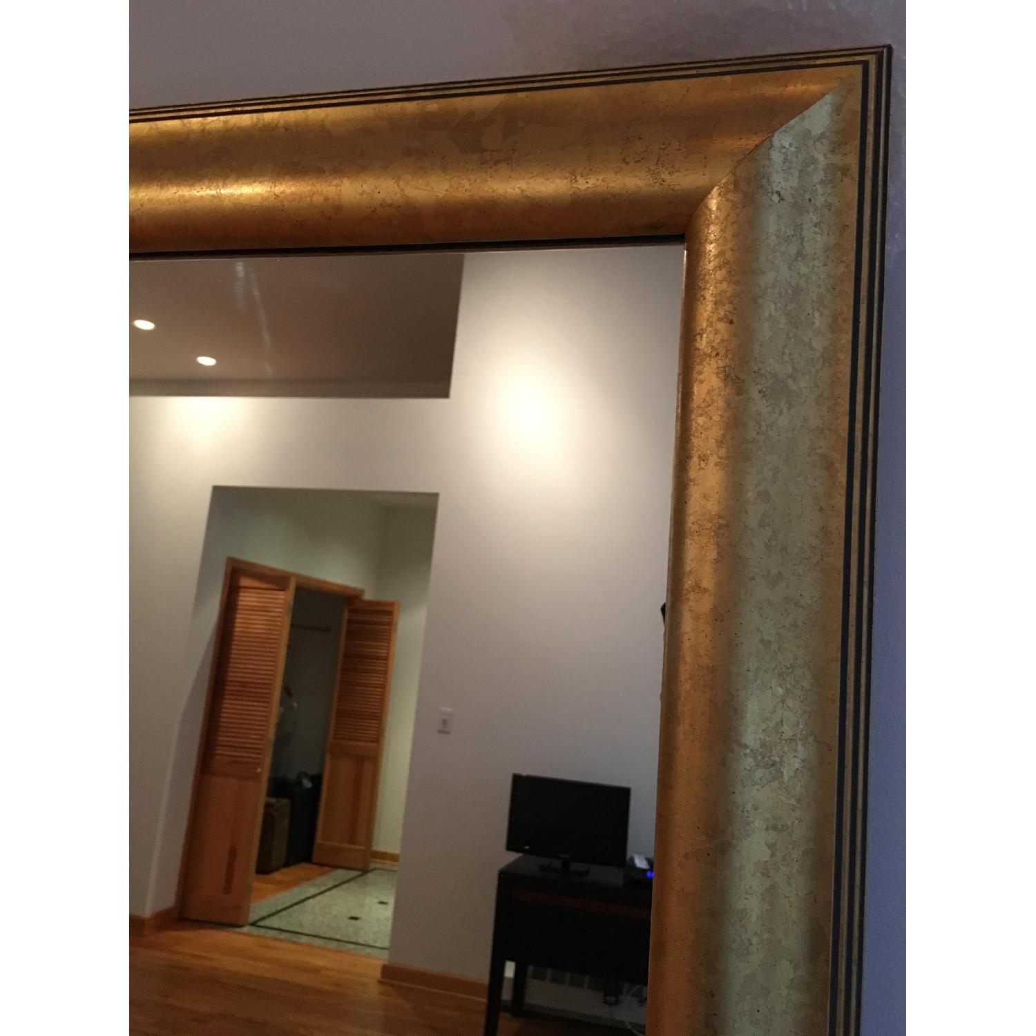 Large Gold Leaf Mirror - image-2