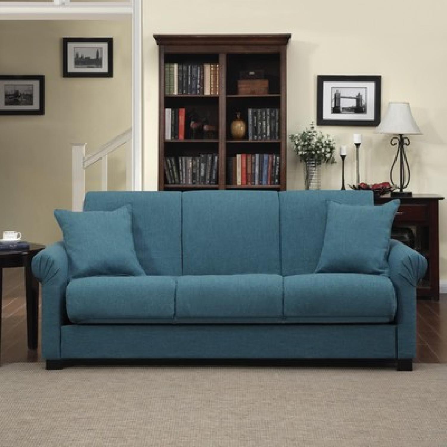 Convertible Upholstered Sleeper Sofa - image-1