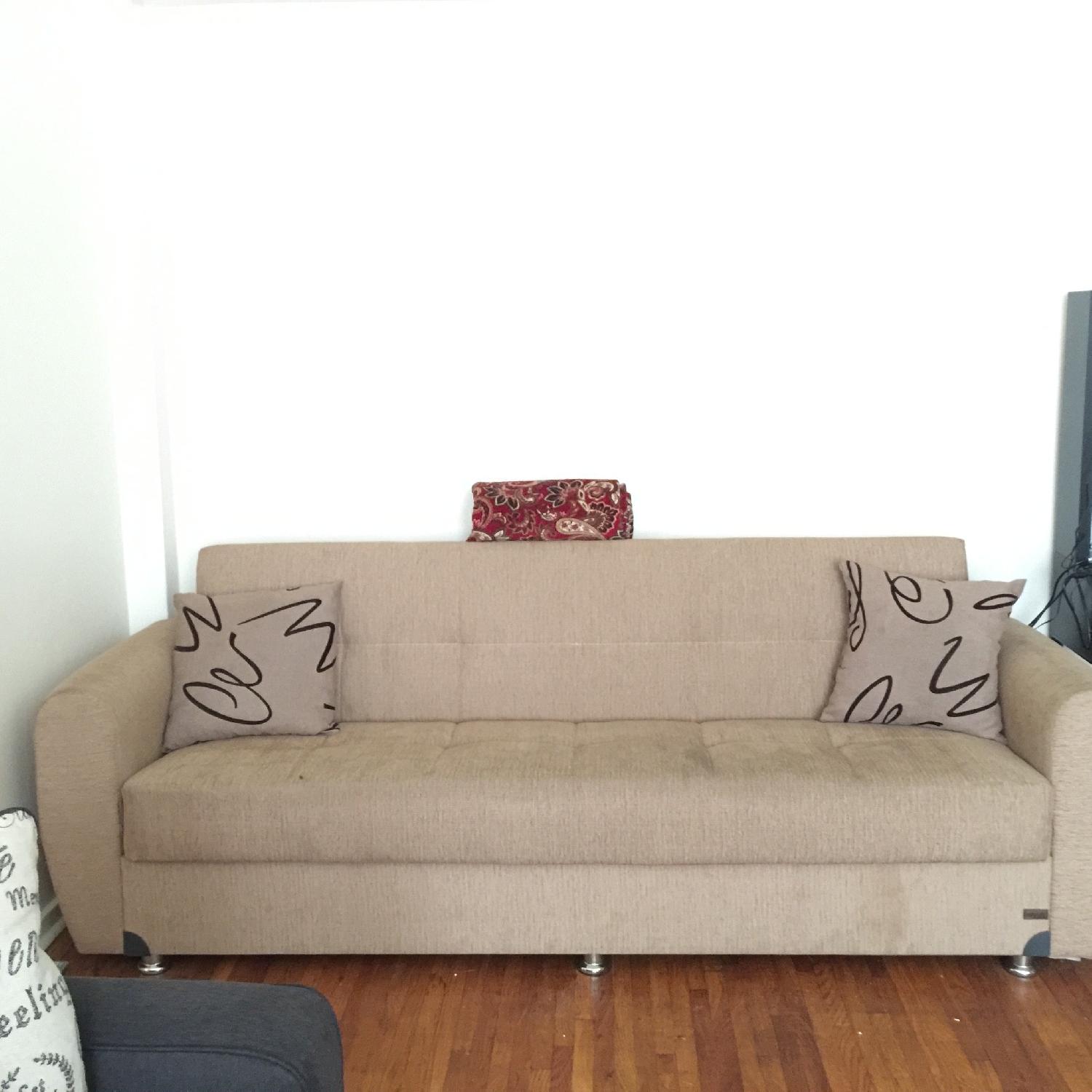 Beyoin Signature Sleeper Sofa w/ Storage - image-1