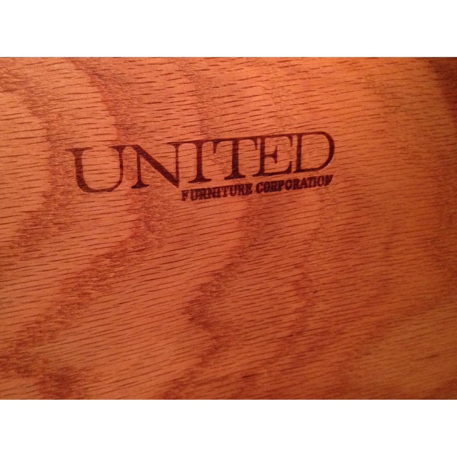 United Furniture Company Mid Century Modern Walnut 5 Drawer Chest on Chest - image-11