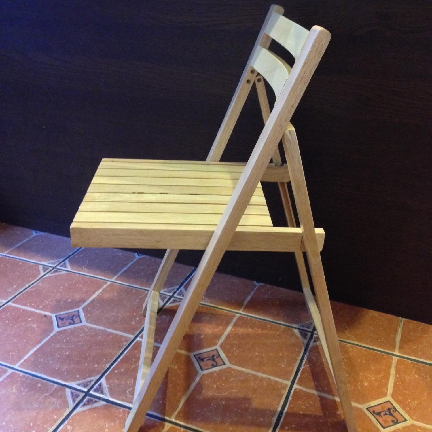 Dropleaf Gateleg Folding Dining Table w/ 4 Chairs - image-3