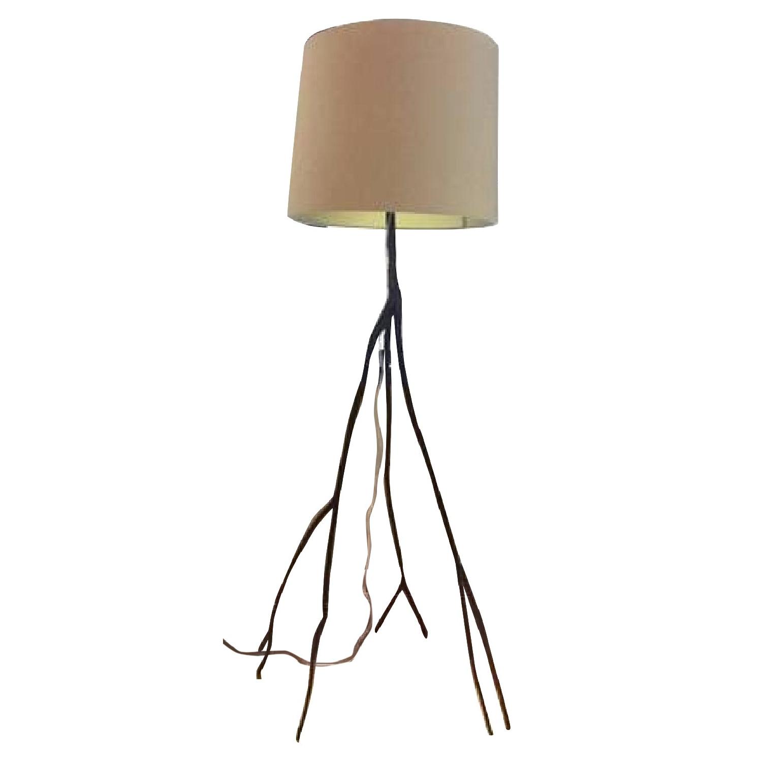 West Elm Rustic Branch Floor Lamp - image-0