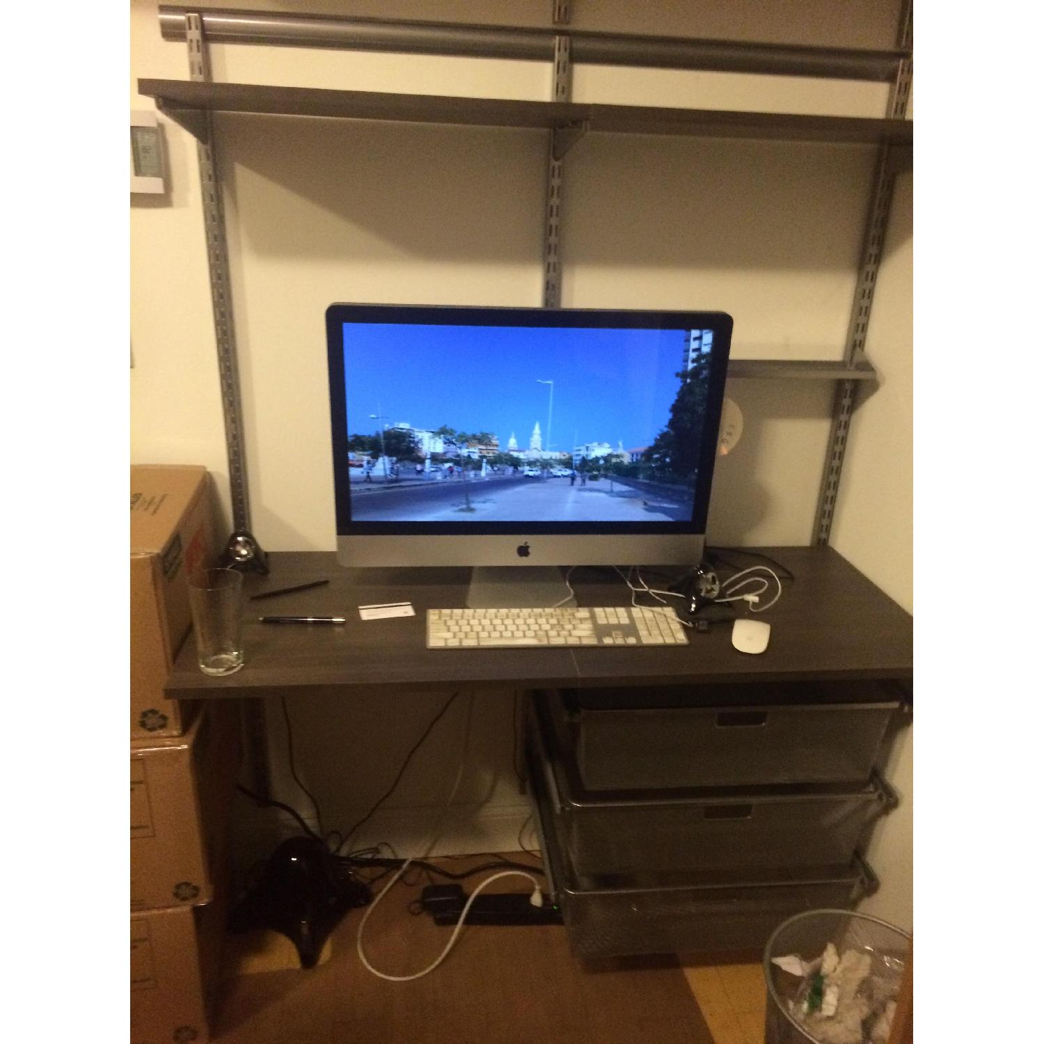 Elfa Wall Mounted Floating Computer Desk - image-3