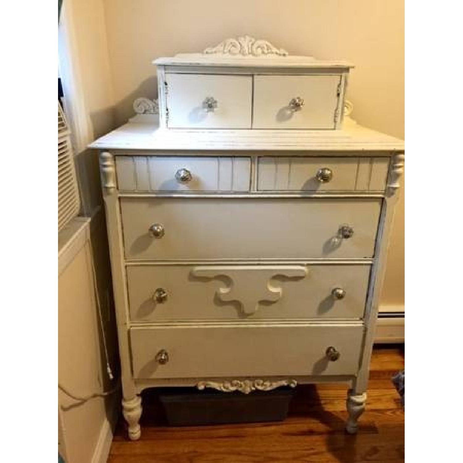 Furnish Green 1920's Vintage Dresser AptDeco