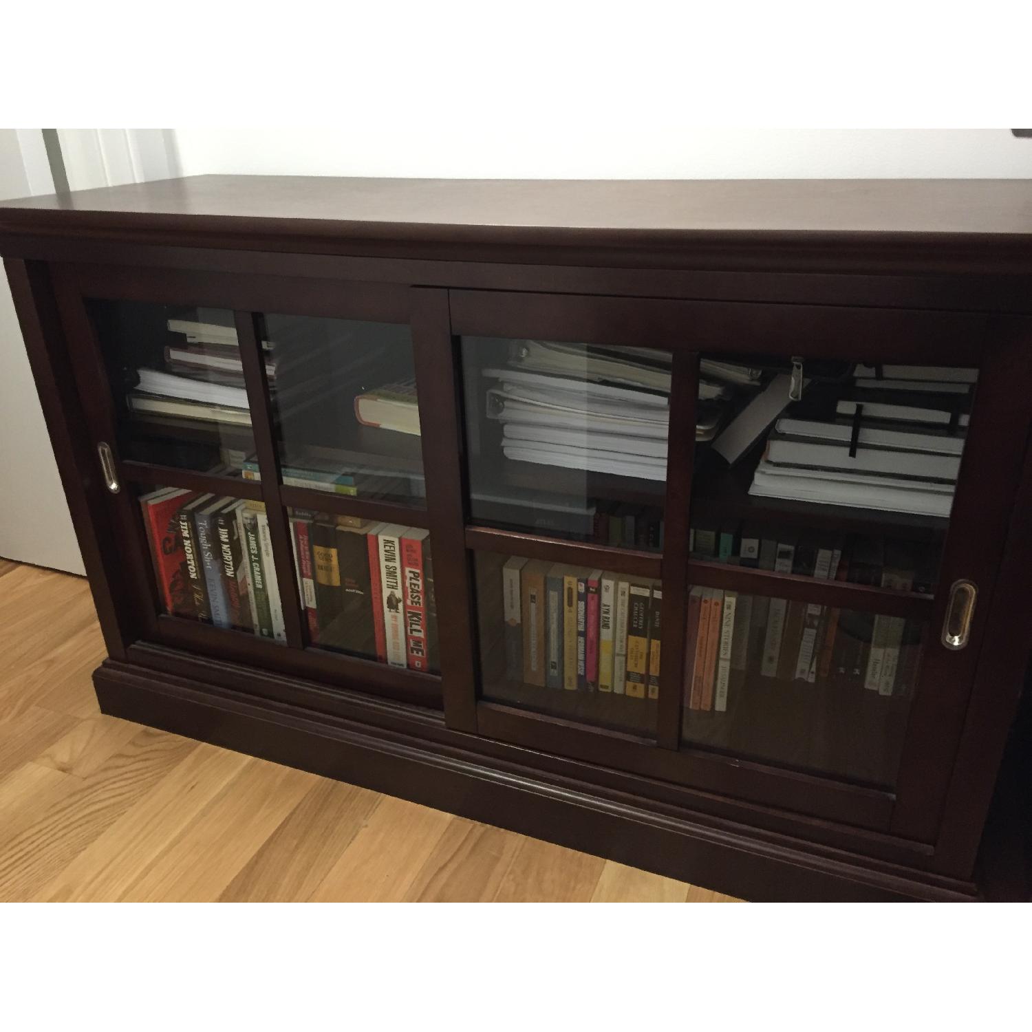 Bob's Bookcase w/ Sliding Glass Doors - image-2