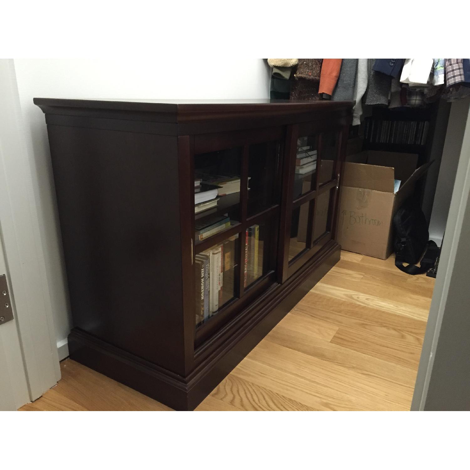 Bob's Bookcase w/ Sliding Glass Doors - image-3