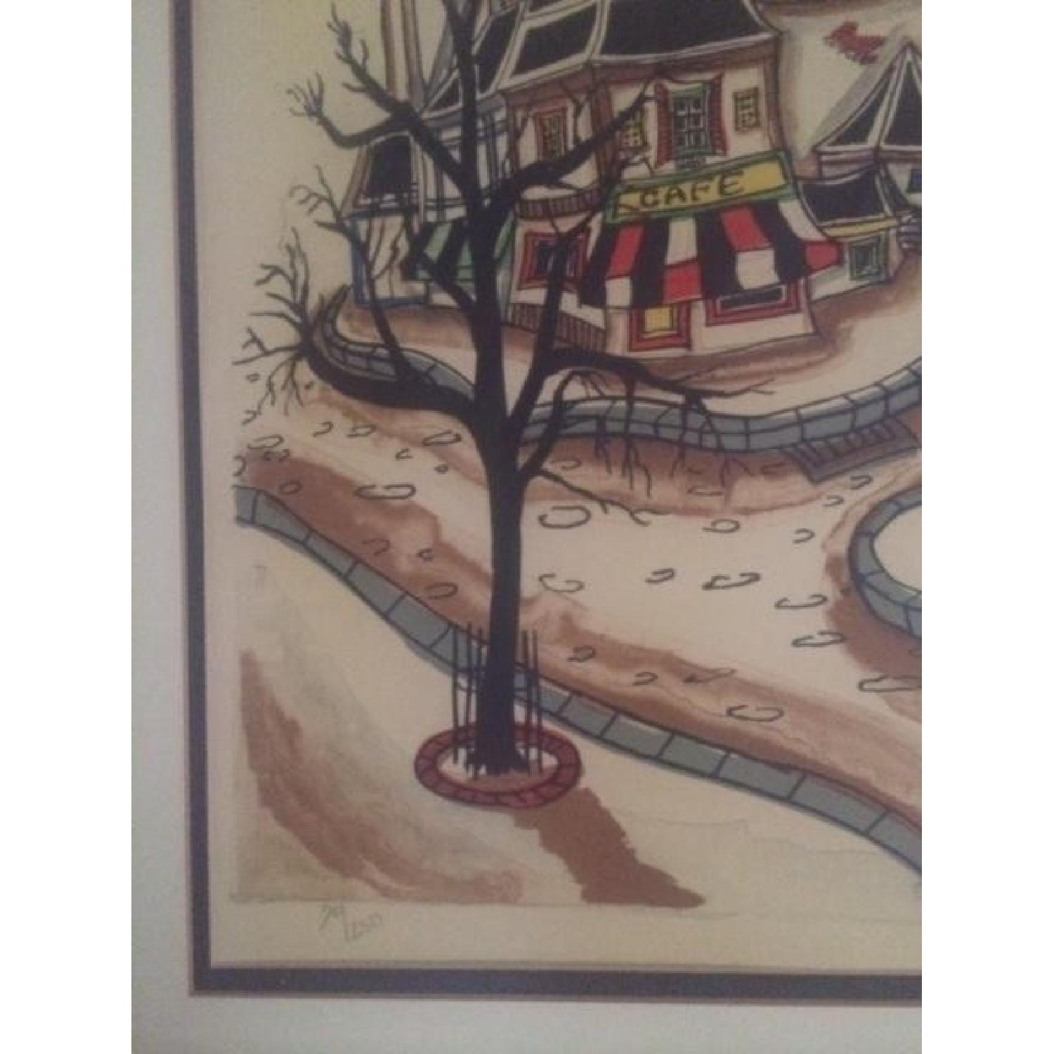 Jacquest Tom Wood Quaint Village Litho - image-2