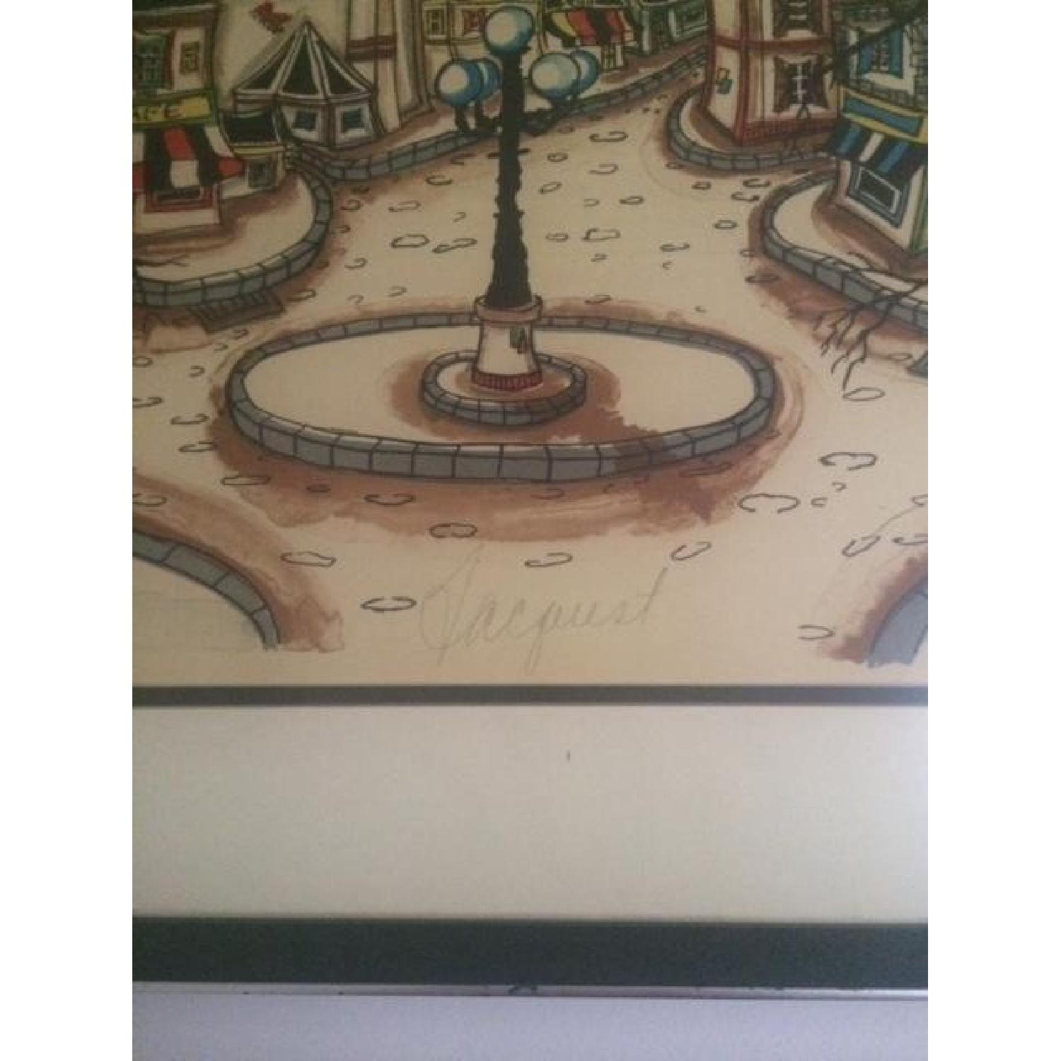 Jacquest Tom Wood Quaint Village Litho - image-3