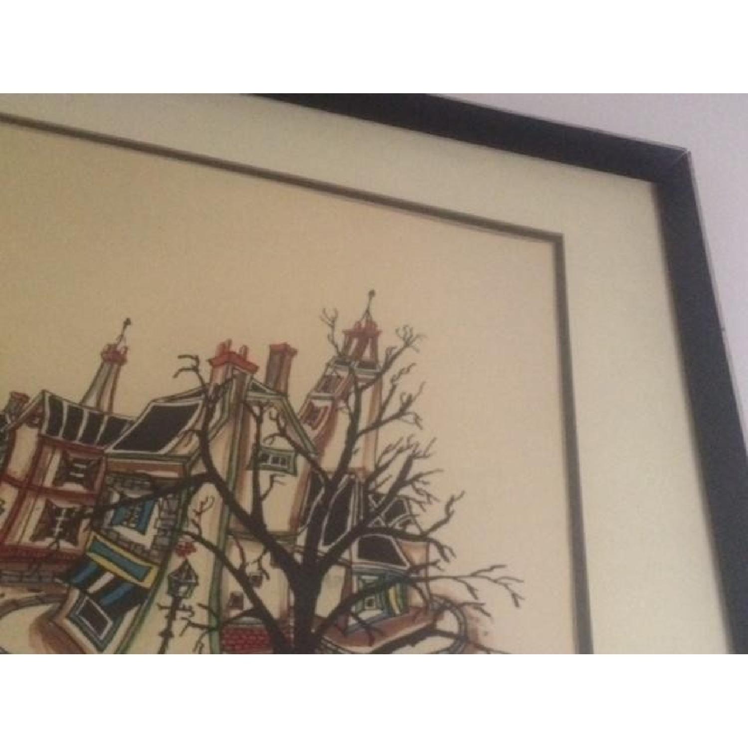 Jacquest Tom Wood Quaint Village Litho - image-5