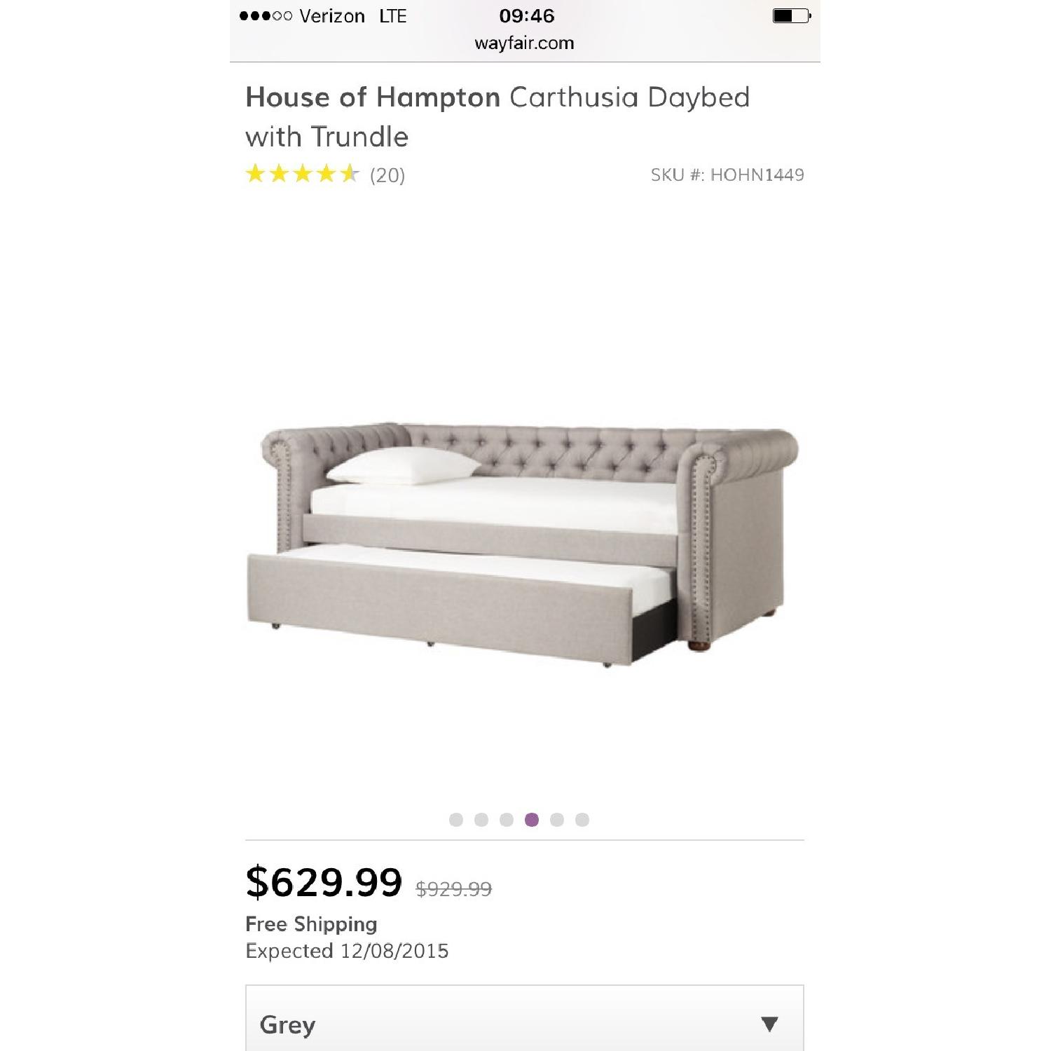 House of Hampton Carthusia Daybed/Trundle Bed - image-4