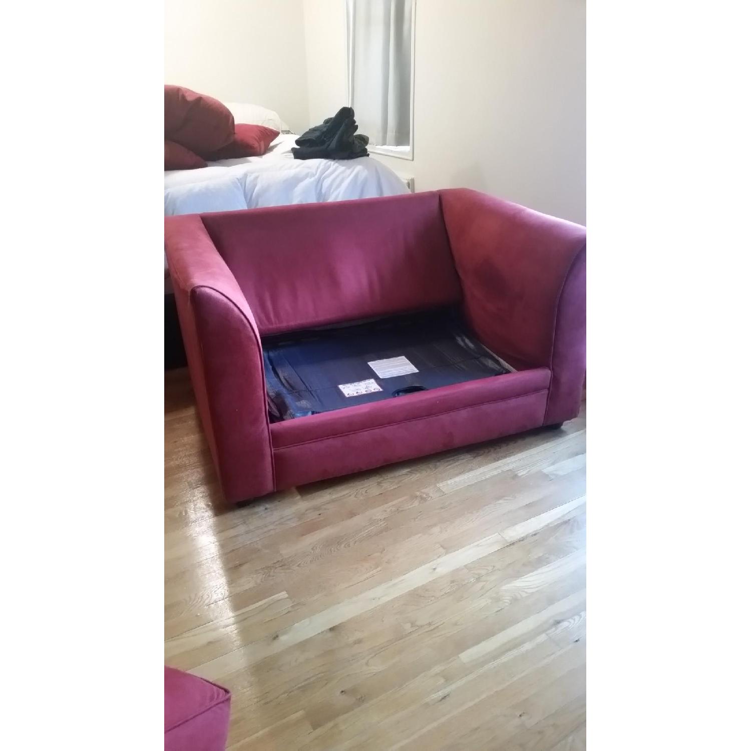 Oversized Chair/Loveseat w/ Pull Out Twin Bed - image-3