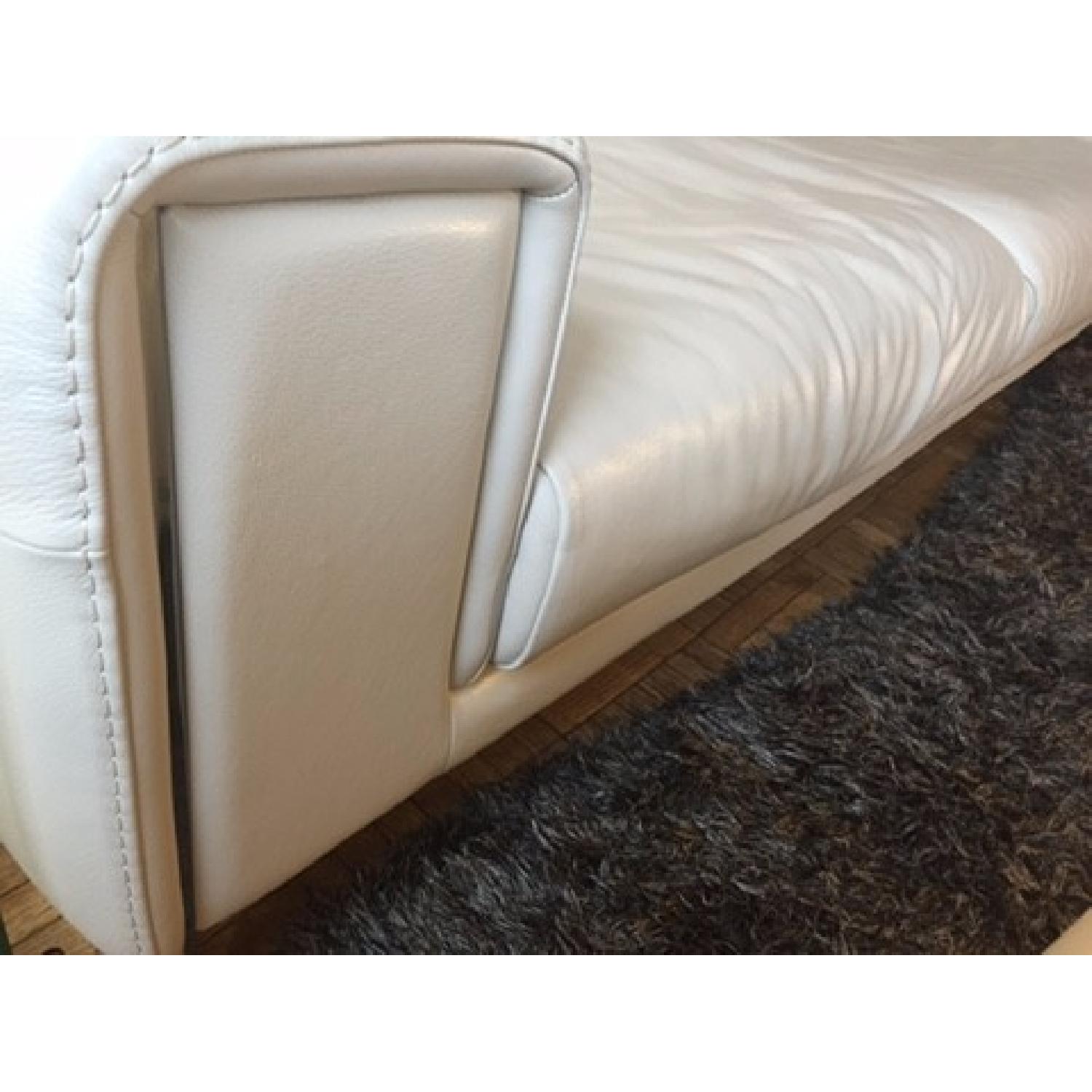 Natuzzi Italian Leather Sofa + Arm Chair - image-4