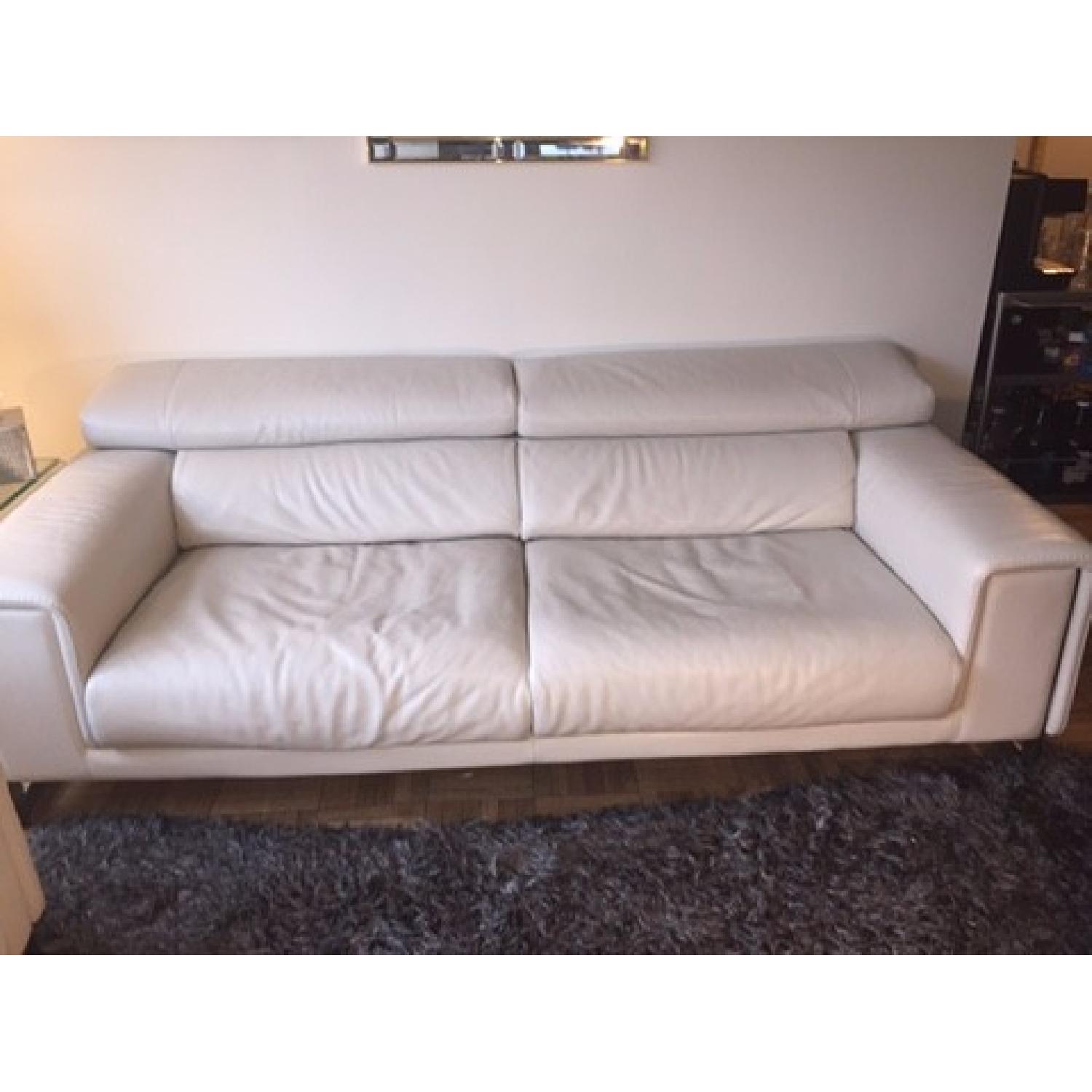 Natuzzi Italian Leather Sofa - image-1