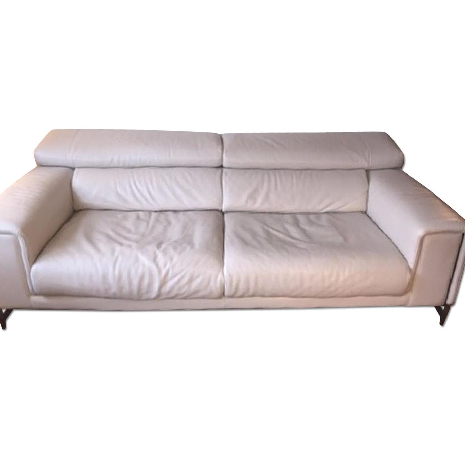Natuzzi Italian Leather Sofa - image-0