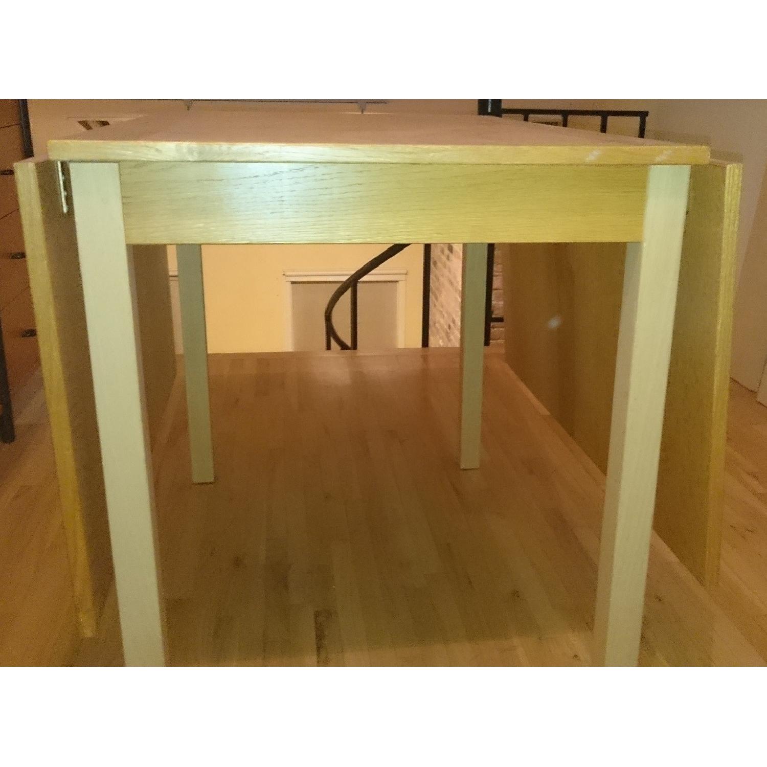 Wooden Drop-Leaf Kitchen Table - image-3