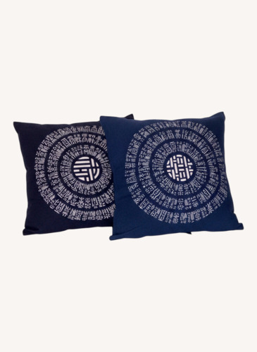 Used Mantello Indigo Pillow Cases - 6 Available for sale on AptDeco