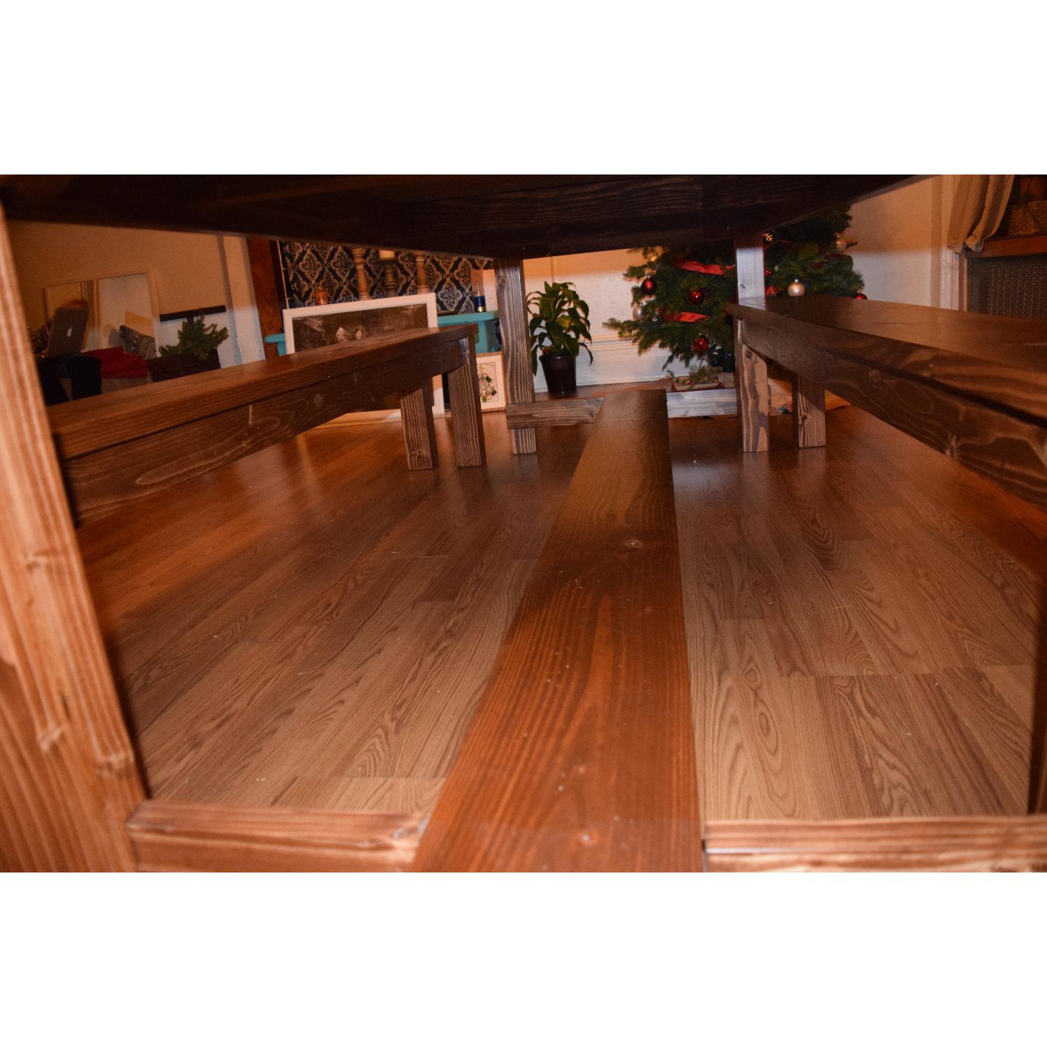 Custom Build Farm Table w/ 2 Benches - image-2