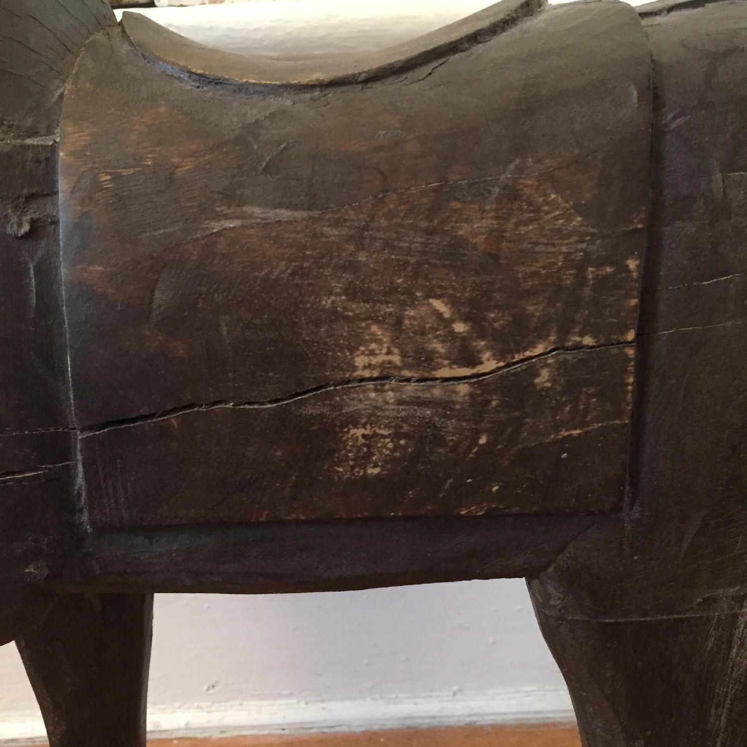 Restoration Hardware Hand-Carved Horse - image-5