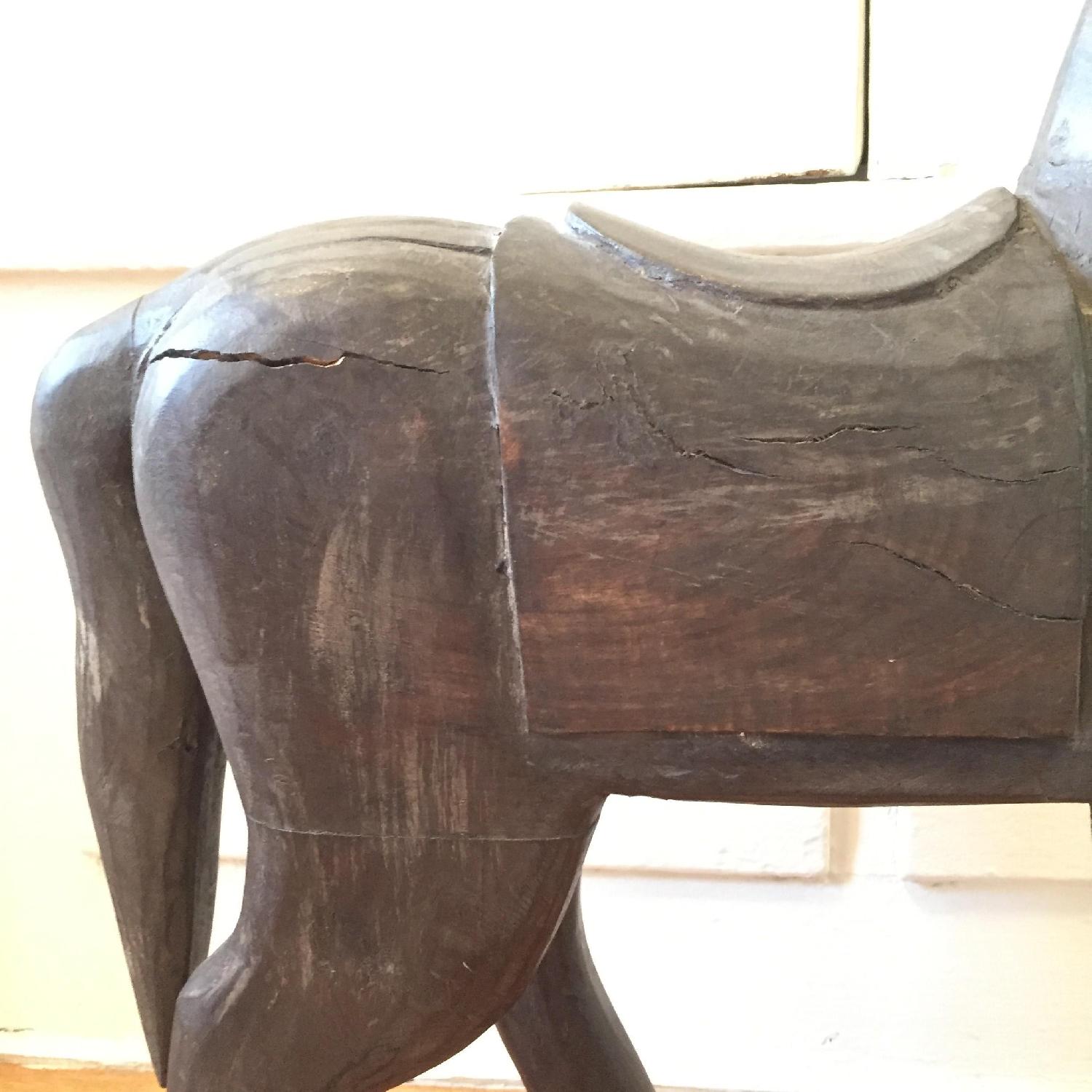 Restoration Hardware Hand-Carved Horse - image-6