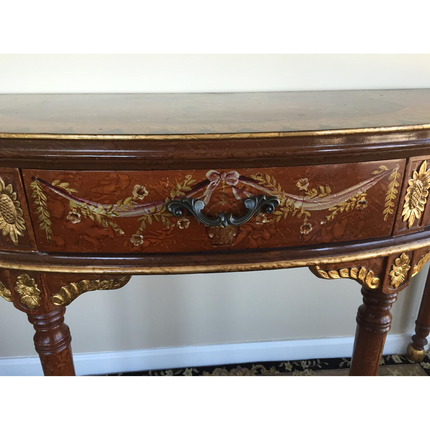 Vintage Foyer Round Table - image-11