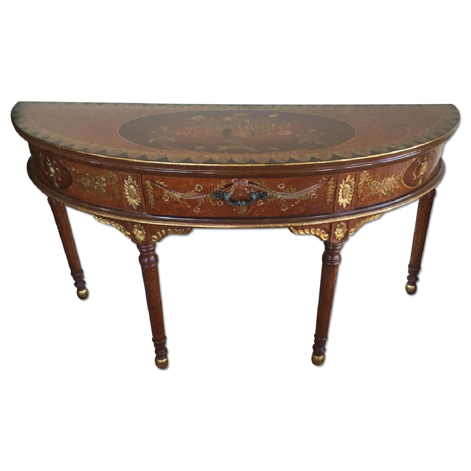 Vintage Foyer Round Table - image-0