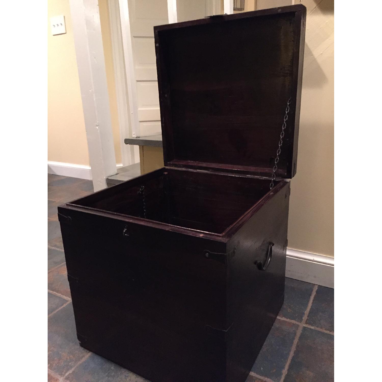 Pottery Barn Wooden Storage Cube - image-2