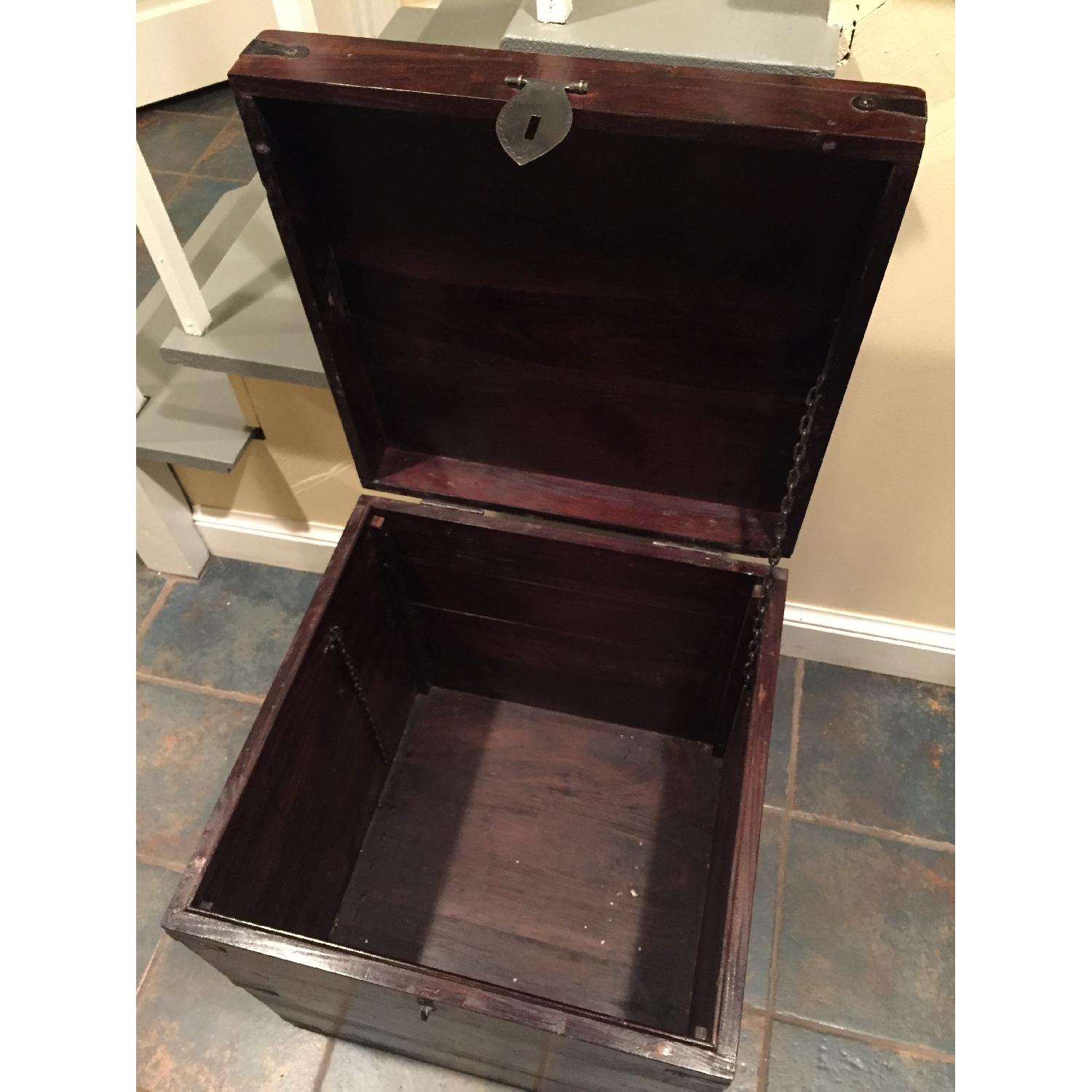 Pottery Barn Wooden Storage Cube - image-3