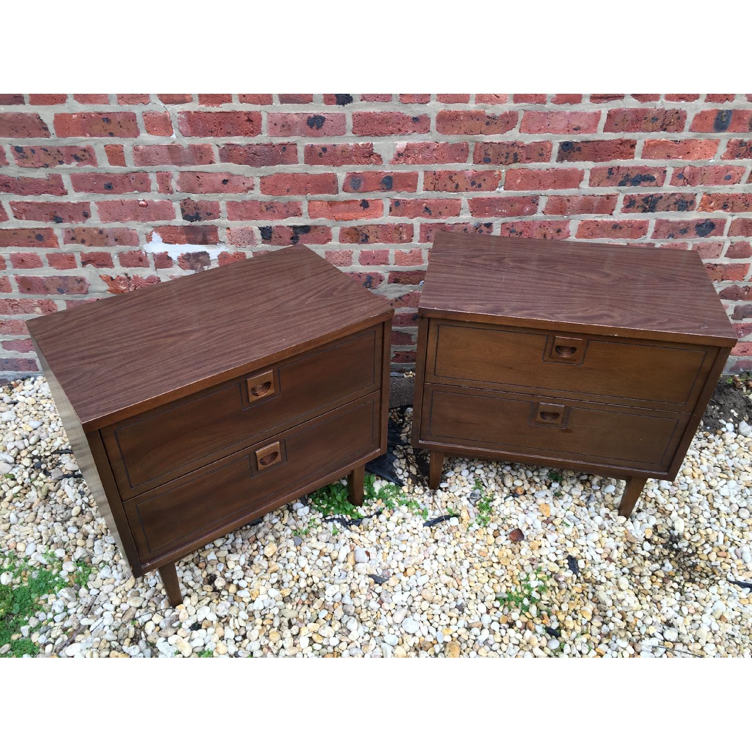 Stanley Furniture Mid-Century Modern Nightstands - Pair - image-2