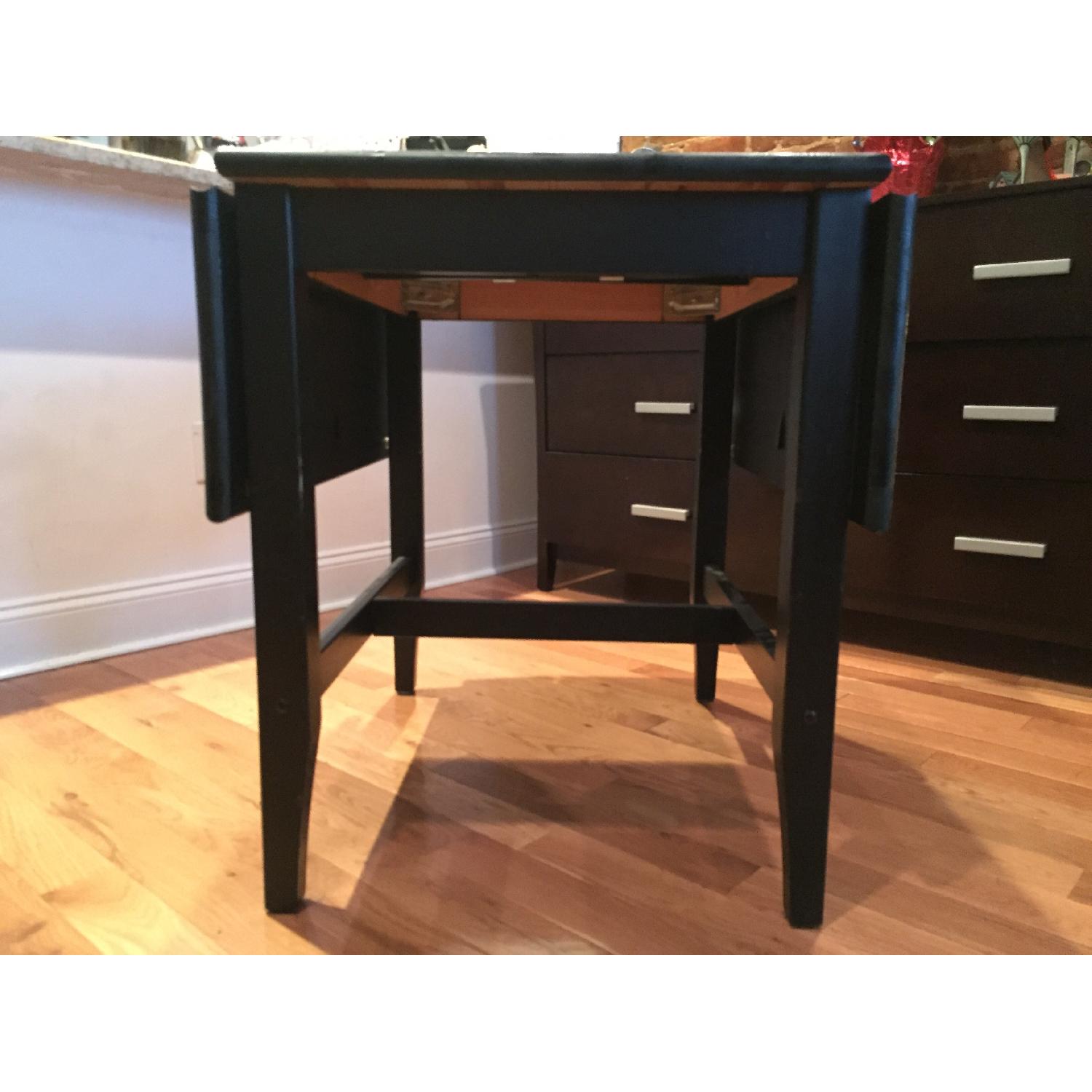 Ikea Drop-Leaf Dining Table w/ 2 Chairs - image-4