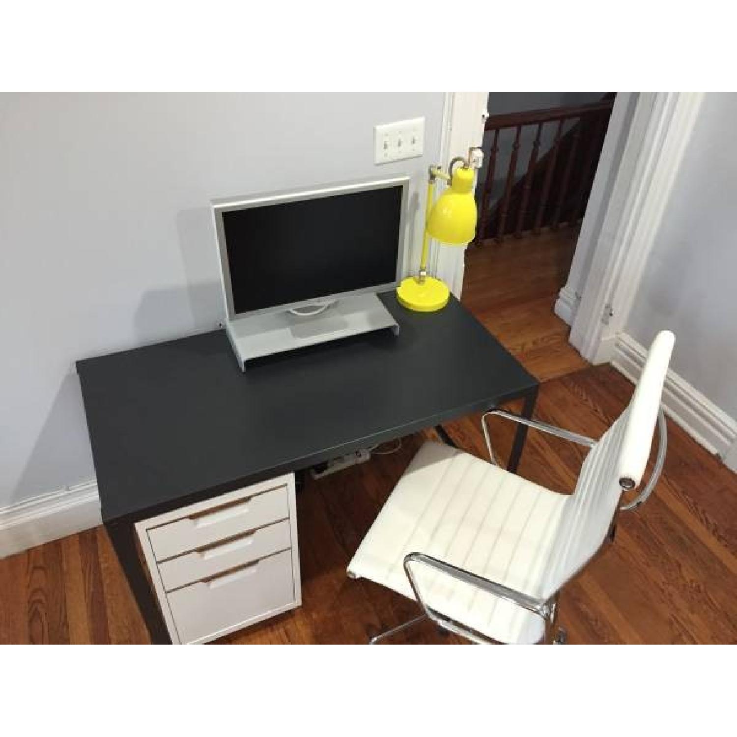 CB2 Carbon Rolling Desk - image-2