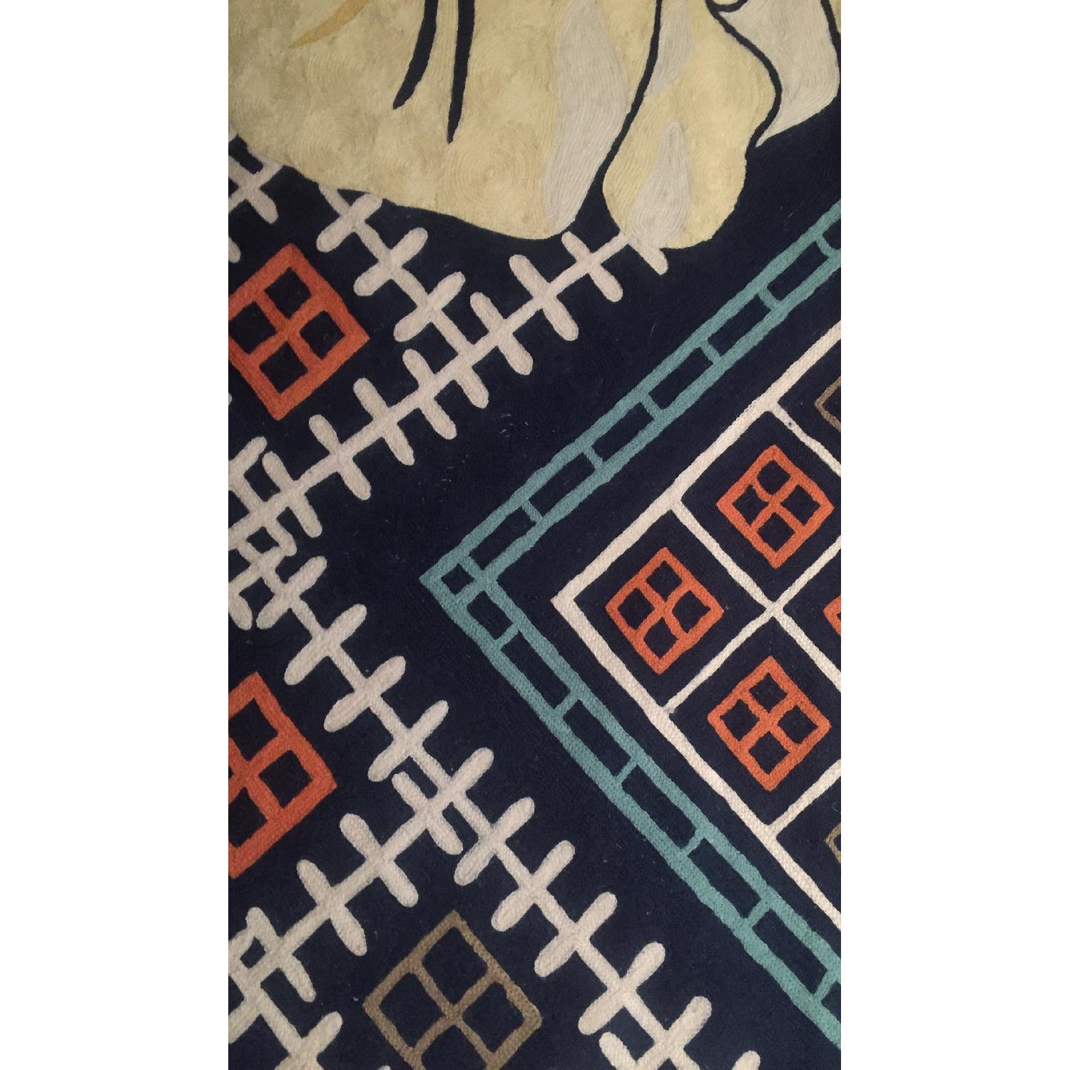 Anthropologie Hibiscus Trellis Rug - image-3