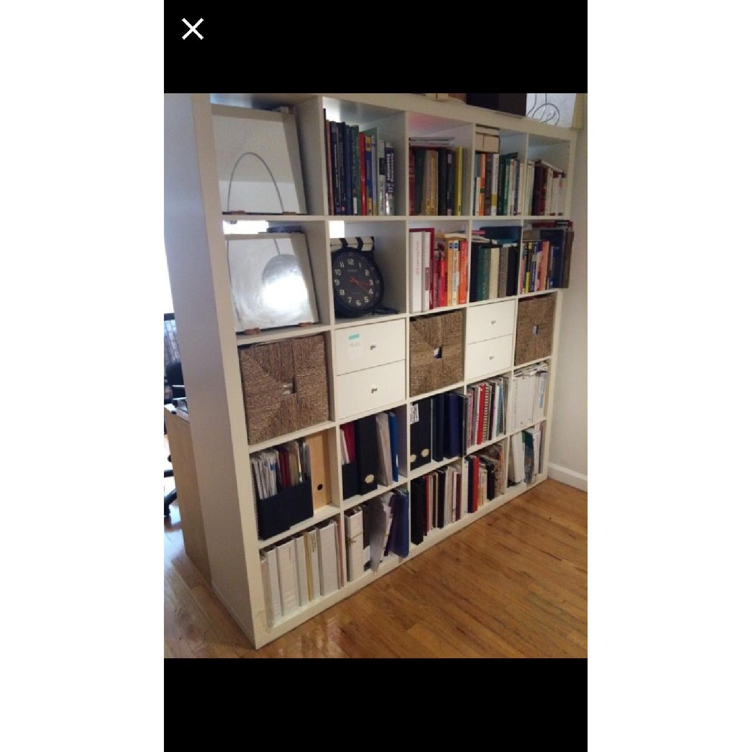 Ikea Expedit Bookshelf with Insert Composition - image-1