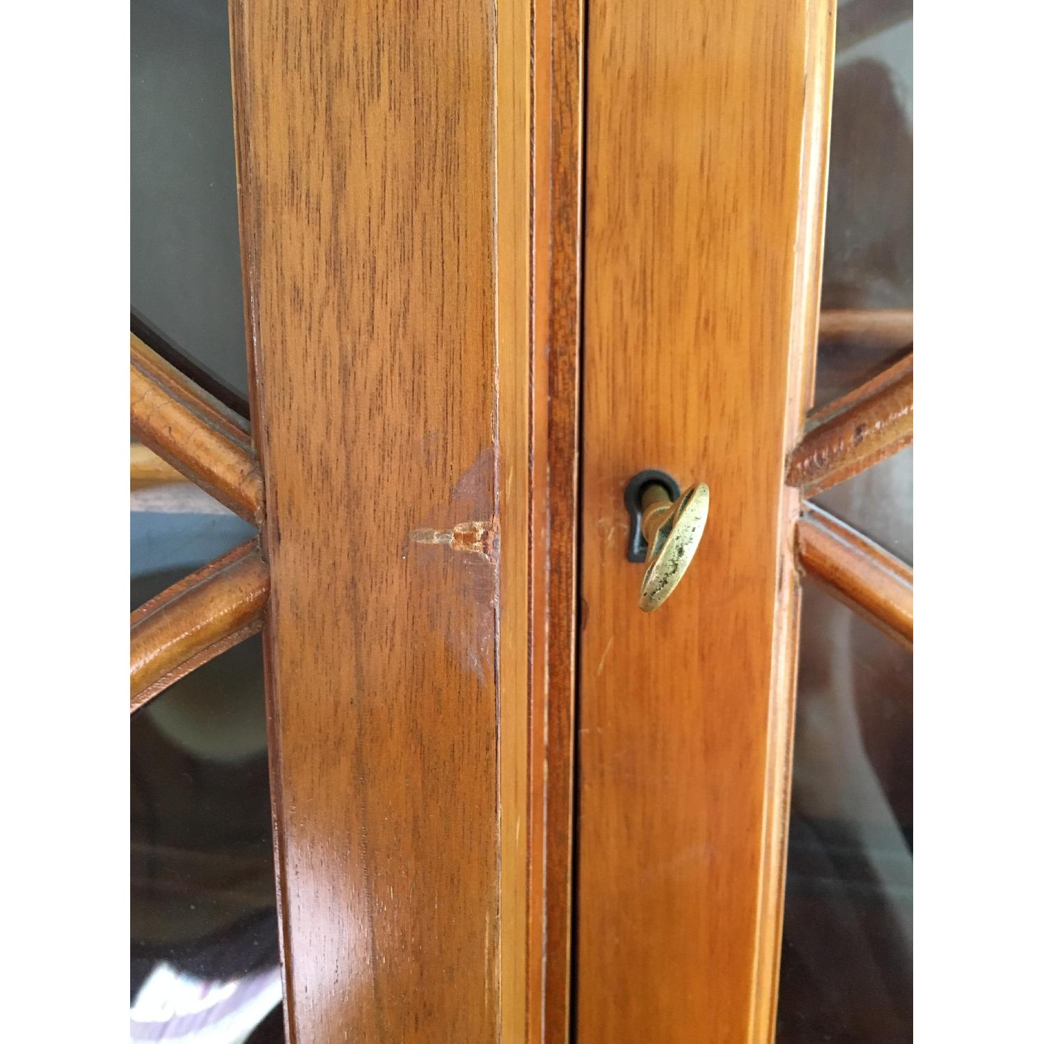 Saginaw Furniture Mahogany China Hutch & Secretary Desk - image-14