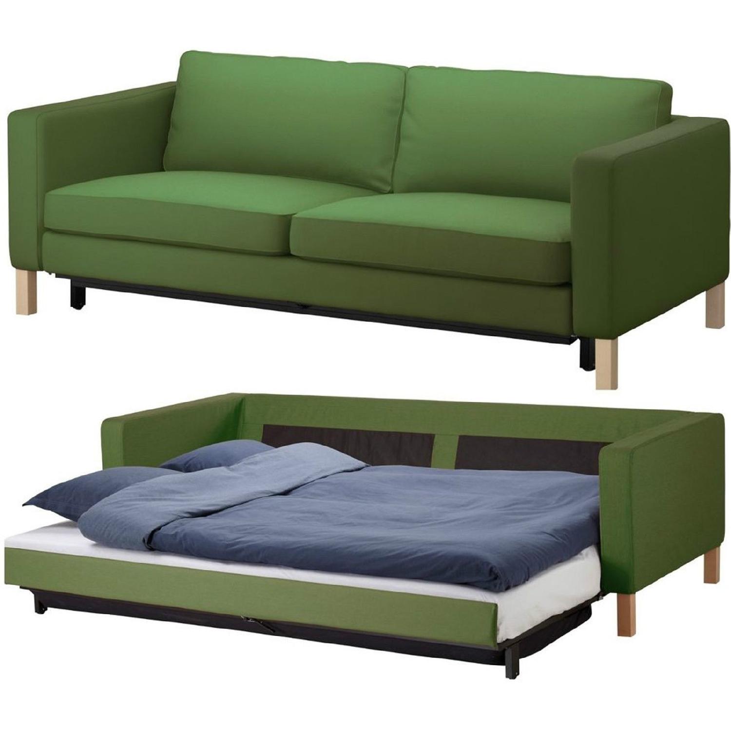 Ikea Karlstad Sofa in Sivik Dark Gray AptDeco