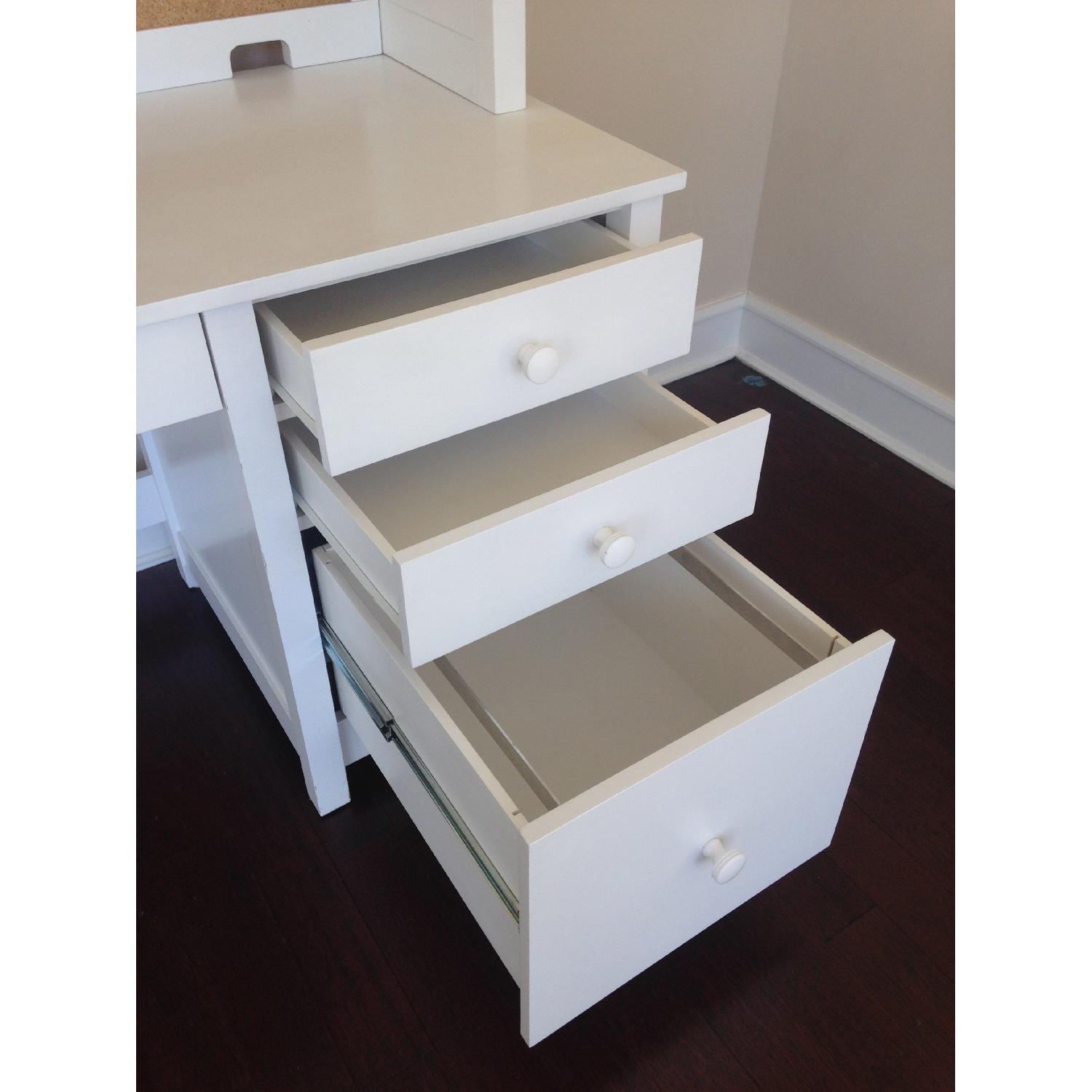 Pottery Barn Desk w/ Hutch - image-1