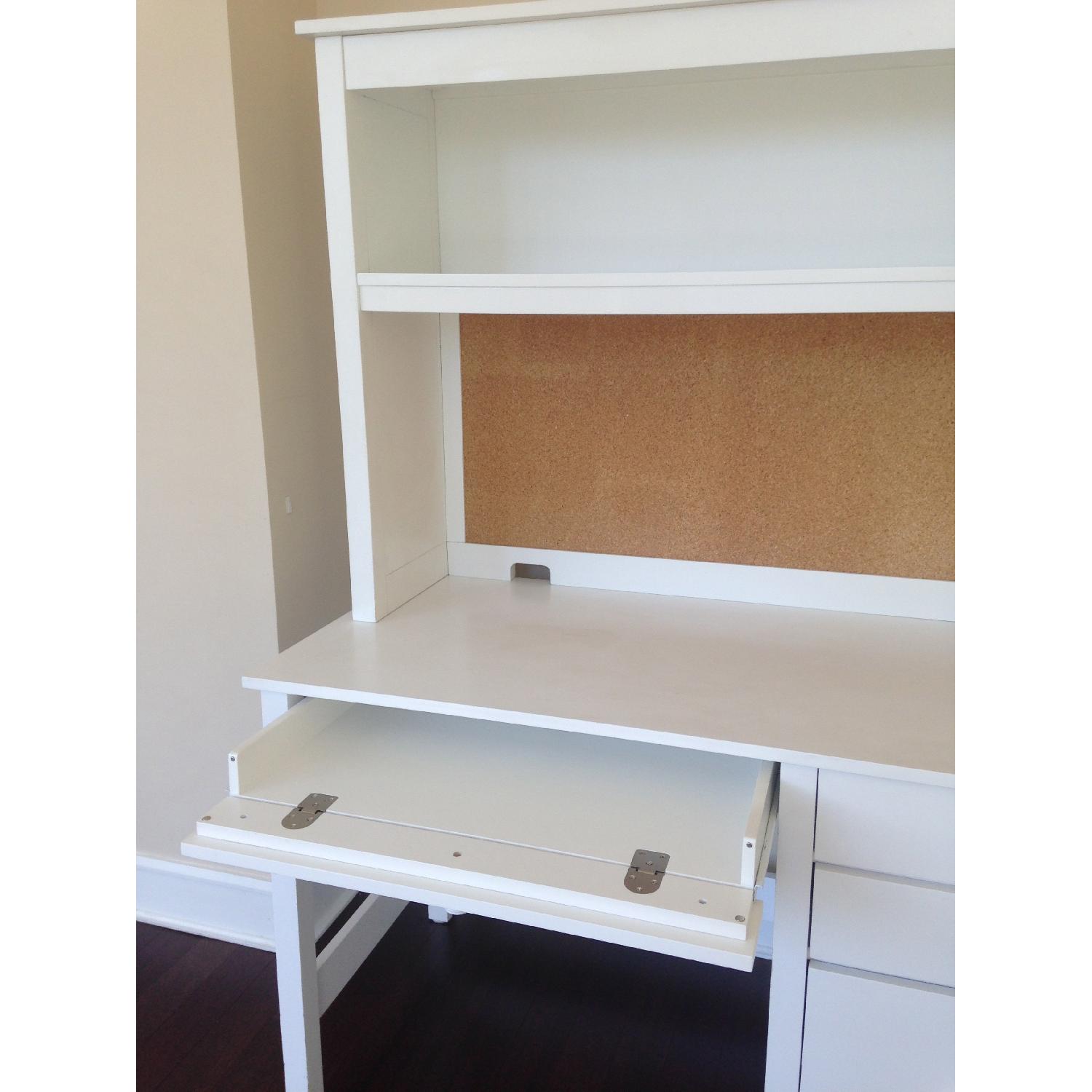 Pottery Barn Desk w/ Hutch - image-5