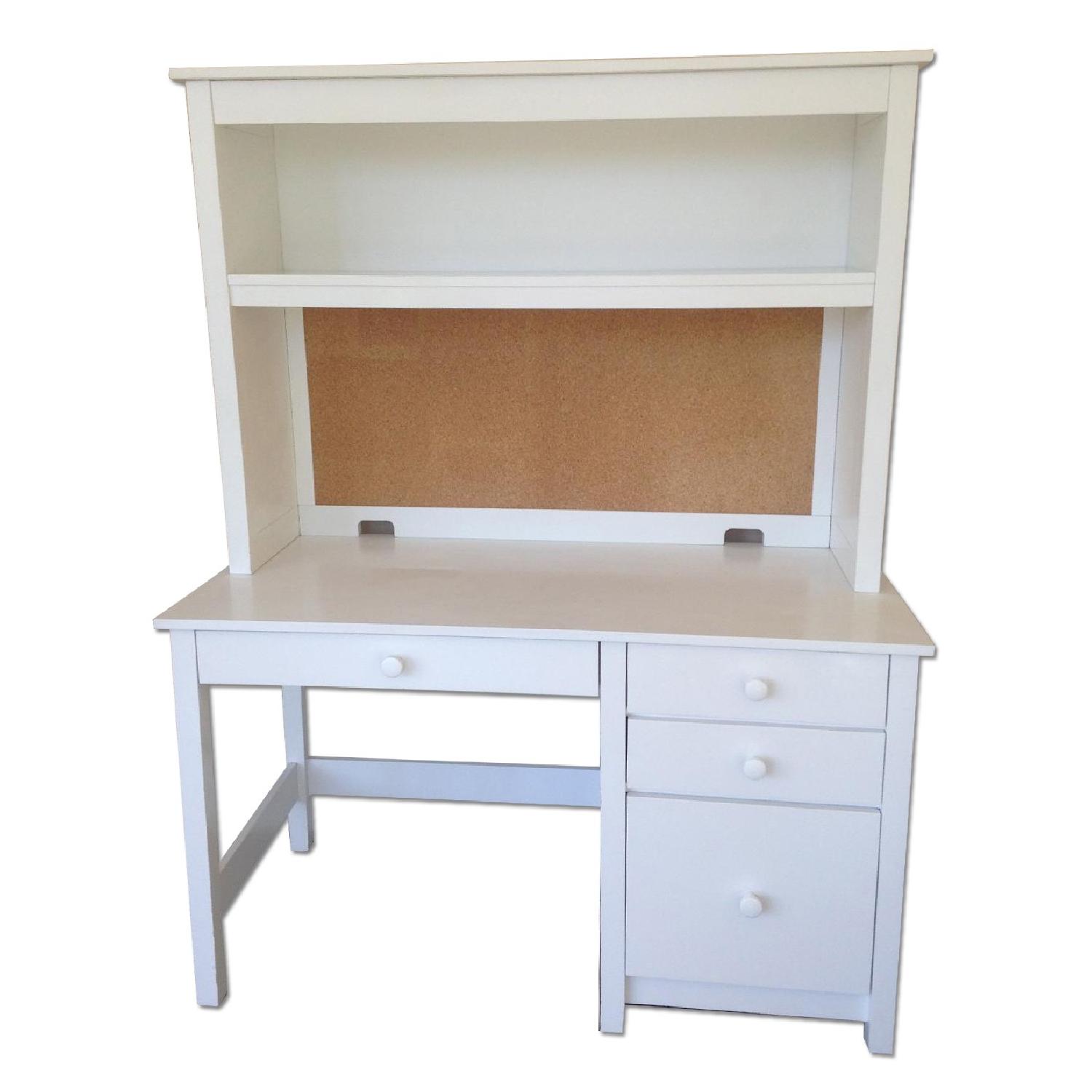 Pottery Barn Desk w/ Hutch AptDeco