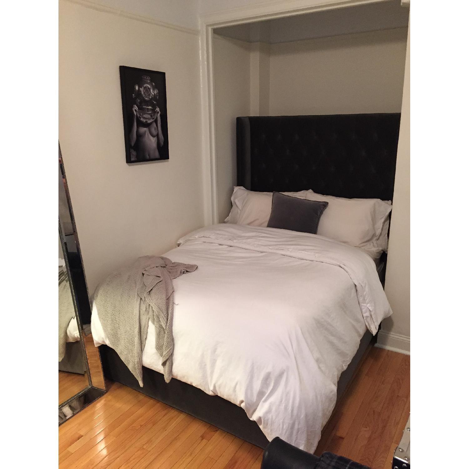 Restoration Hardware Adler Tufted Platform Bed - image-2