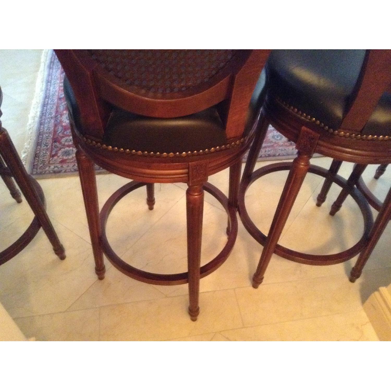 Ballard Design Bar Stools - Set of 5 - image-8