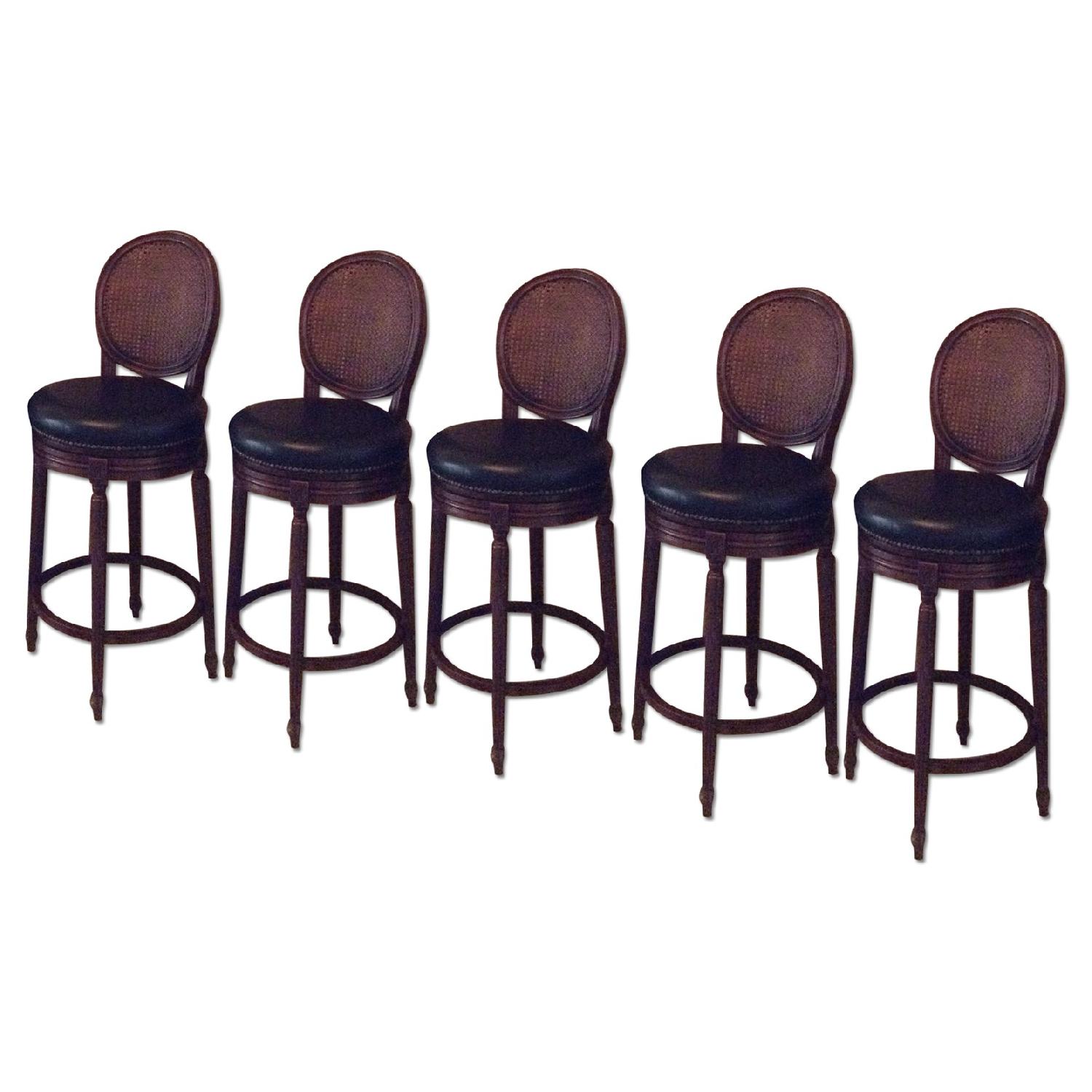 Ballard Design Bar Stools - Set of 5 - image-0