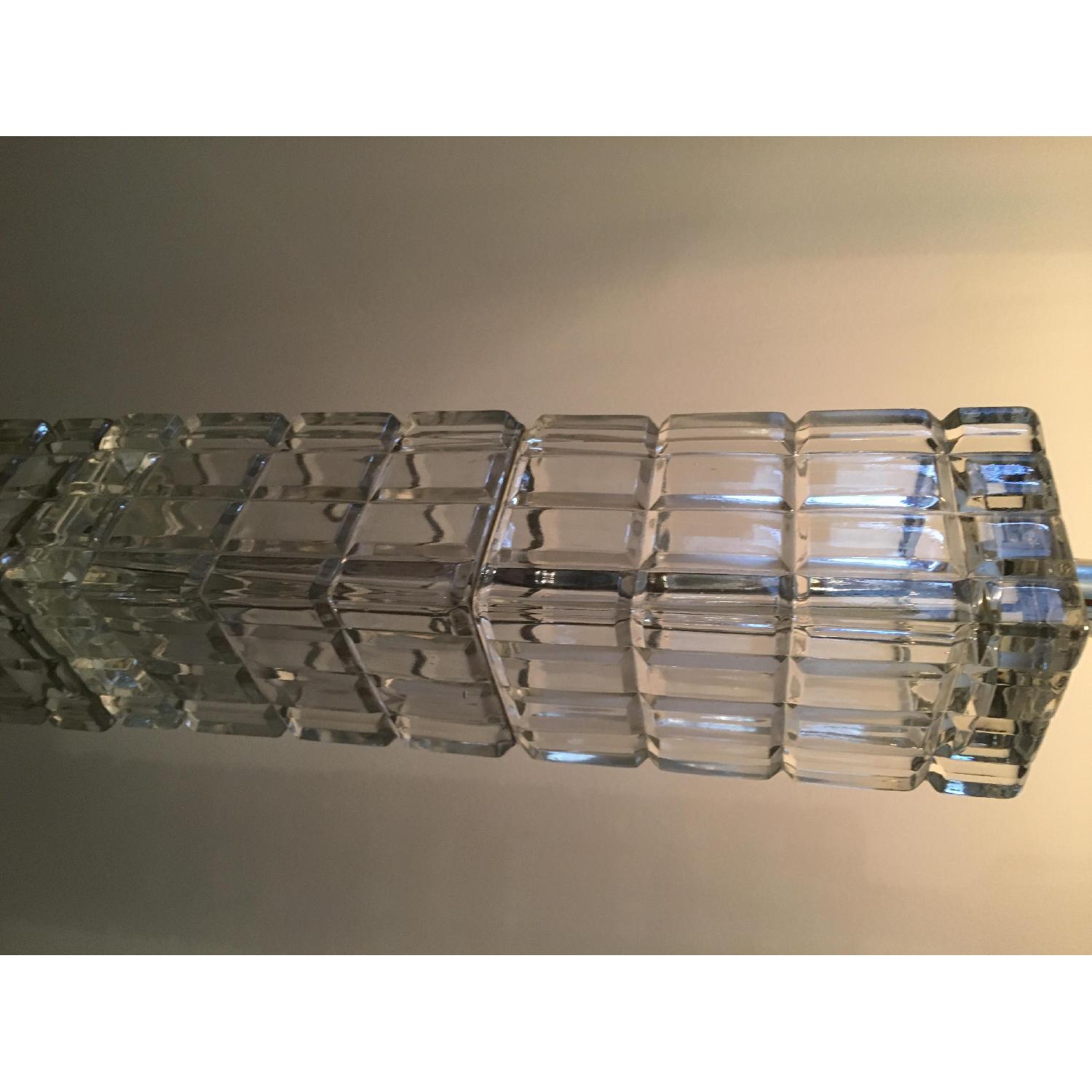 Vintage 1960's Berman Crystal Glass Mid Century Modern Cubis - image-2