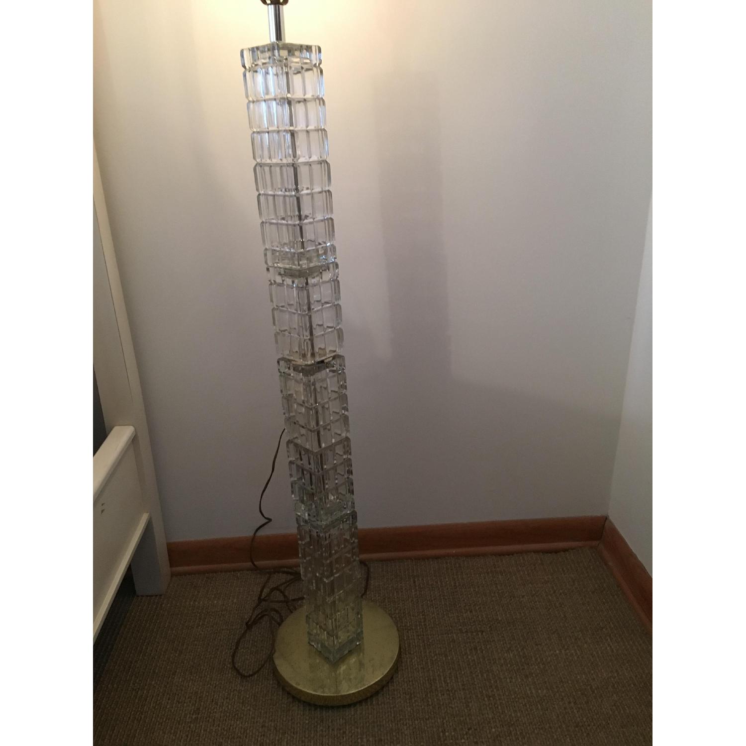 Vintage 1960's Berman Crystal Glass Mid Century Modern Cubis - image-6