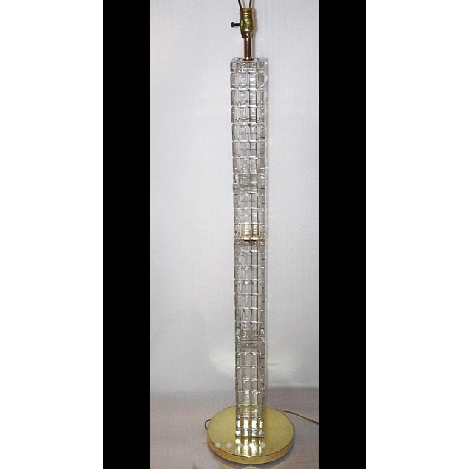 Vintage 1960's Berman Crystal Glass Mid Century Modern Cubis - image-9