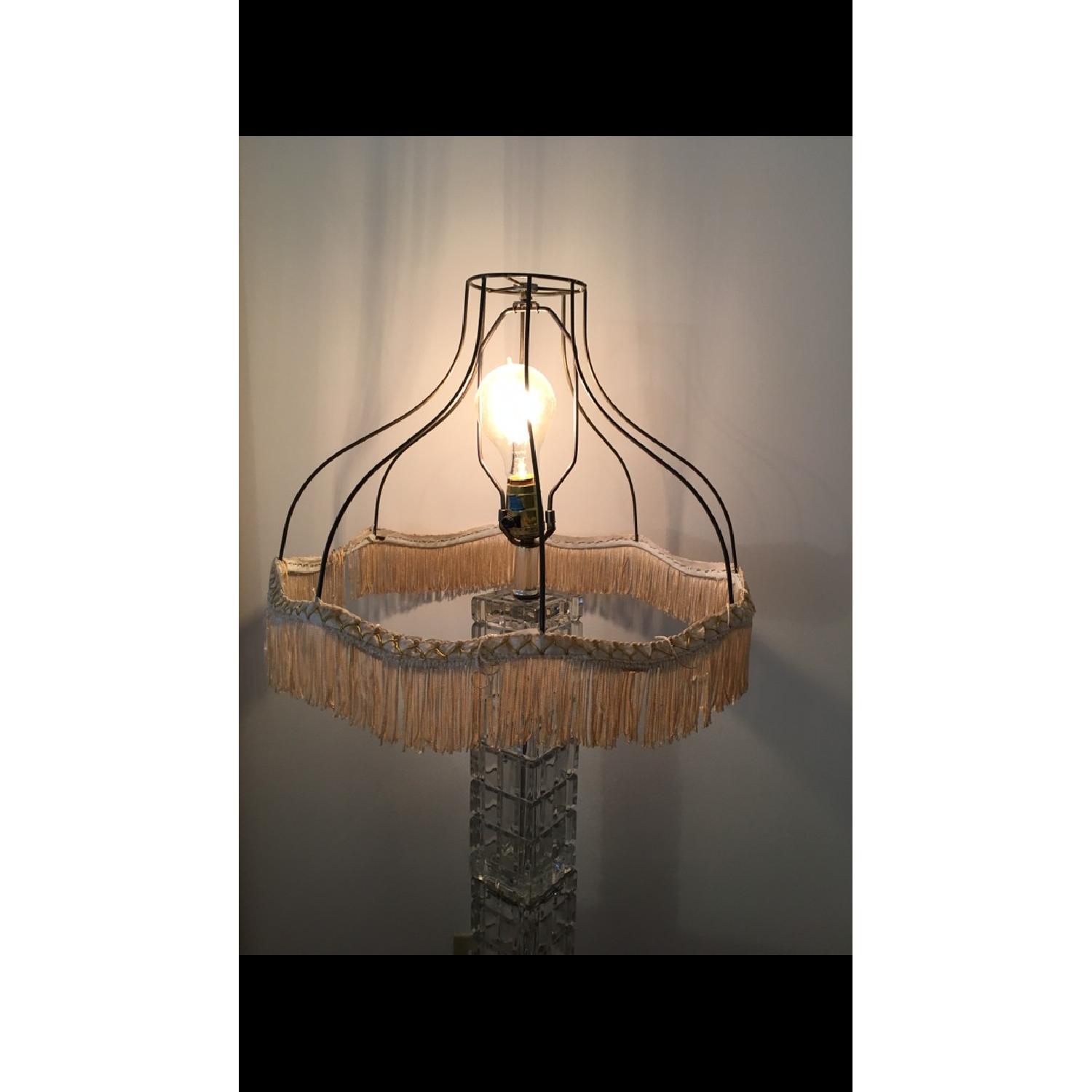 Vintage 1960's Berman Crystal Glass Mid Century Modern Cubis - image-10