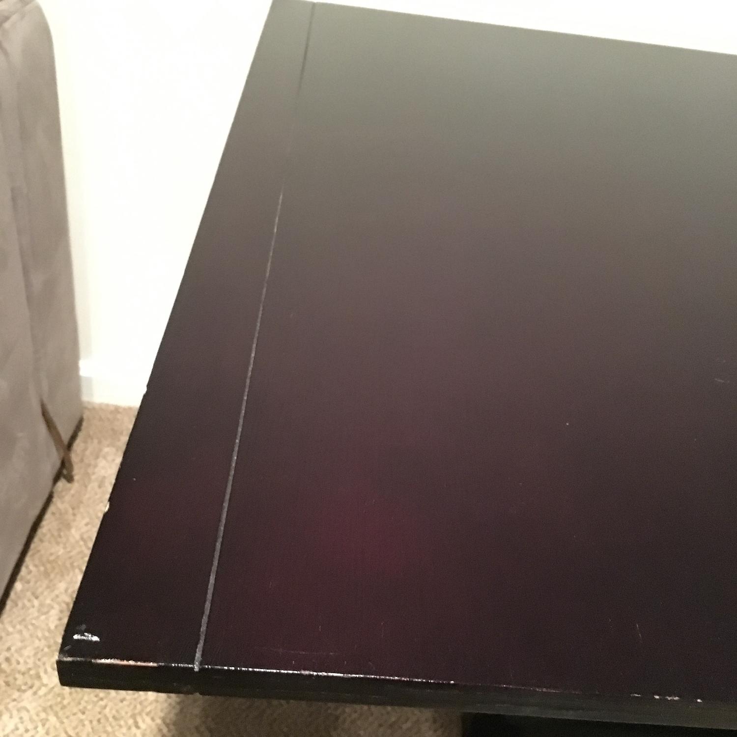 Crate & Barrel Span Gateleg Dining Table in Black - image-3