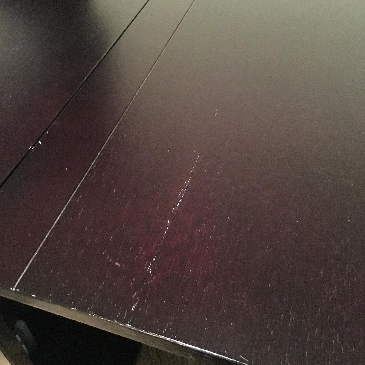 Crate & Barrel Span Gateleg Dining Table in Black - image-7